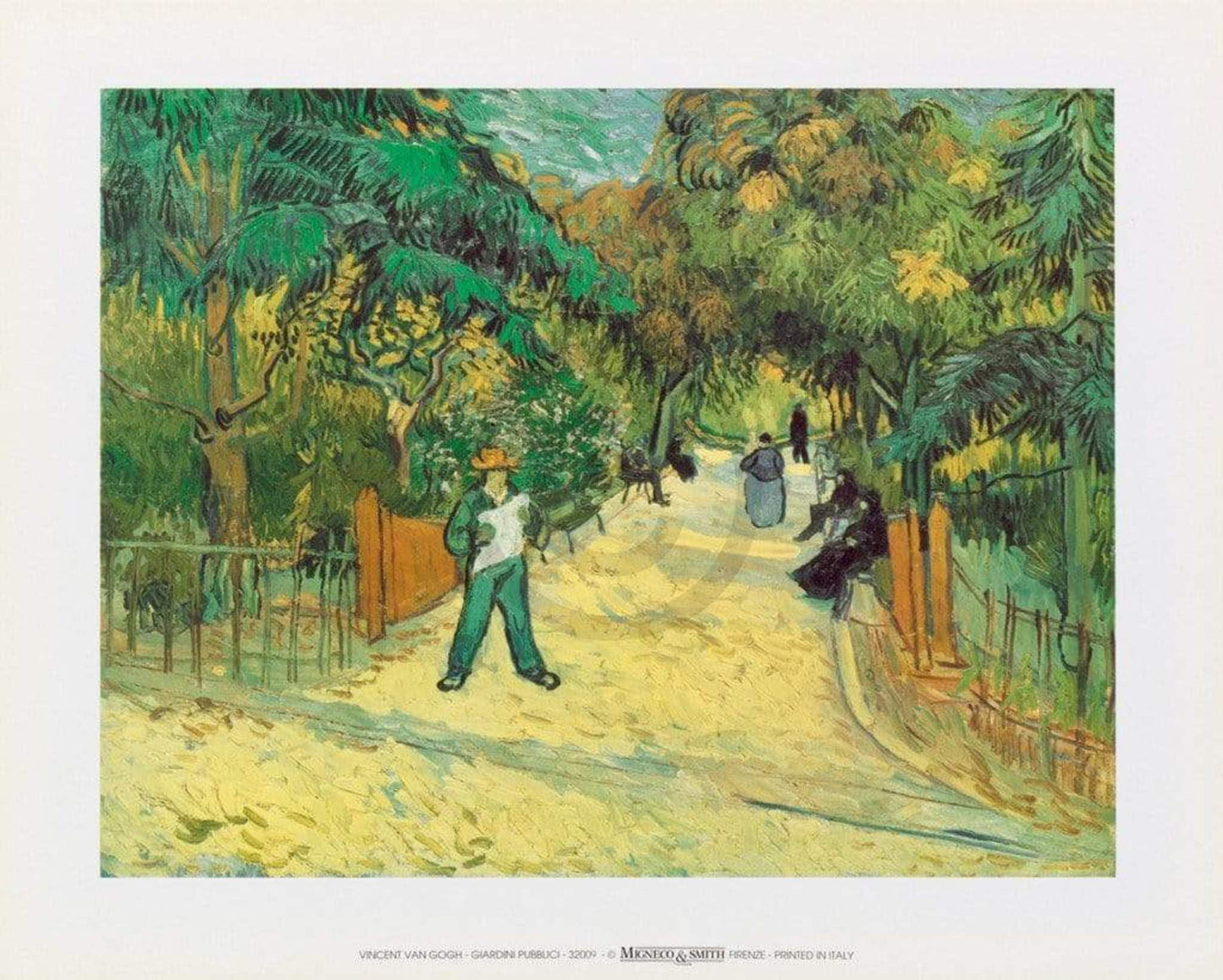 Kunstdruck Vincent Van Gogh - Giardini Publici 30x24cm