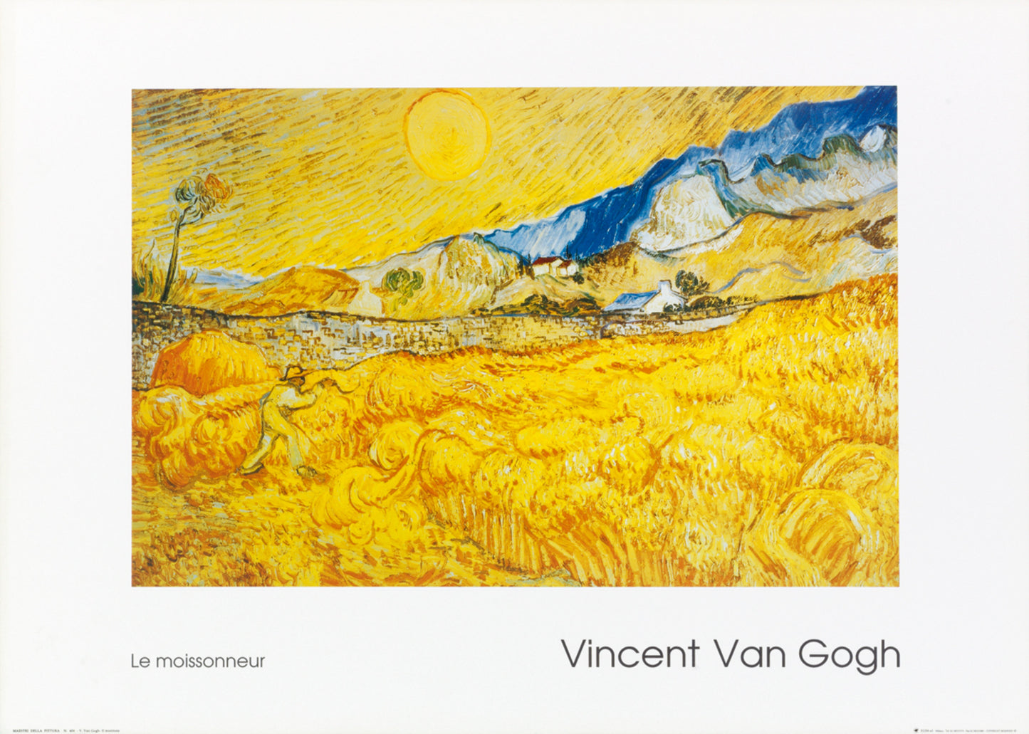 Kunstdruck Vincent Van Gogh - Il Mietitore 70x50cm