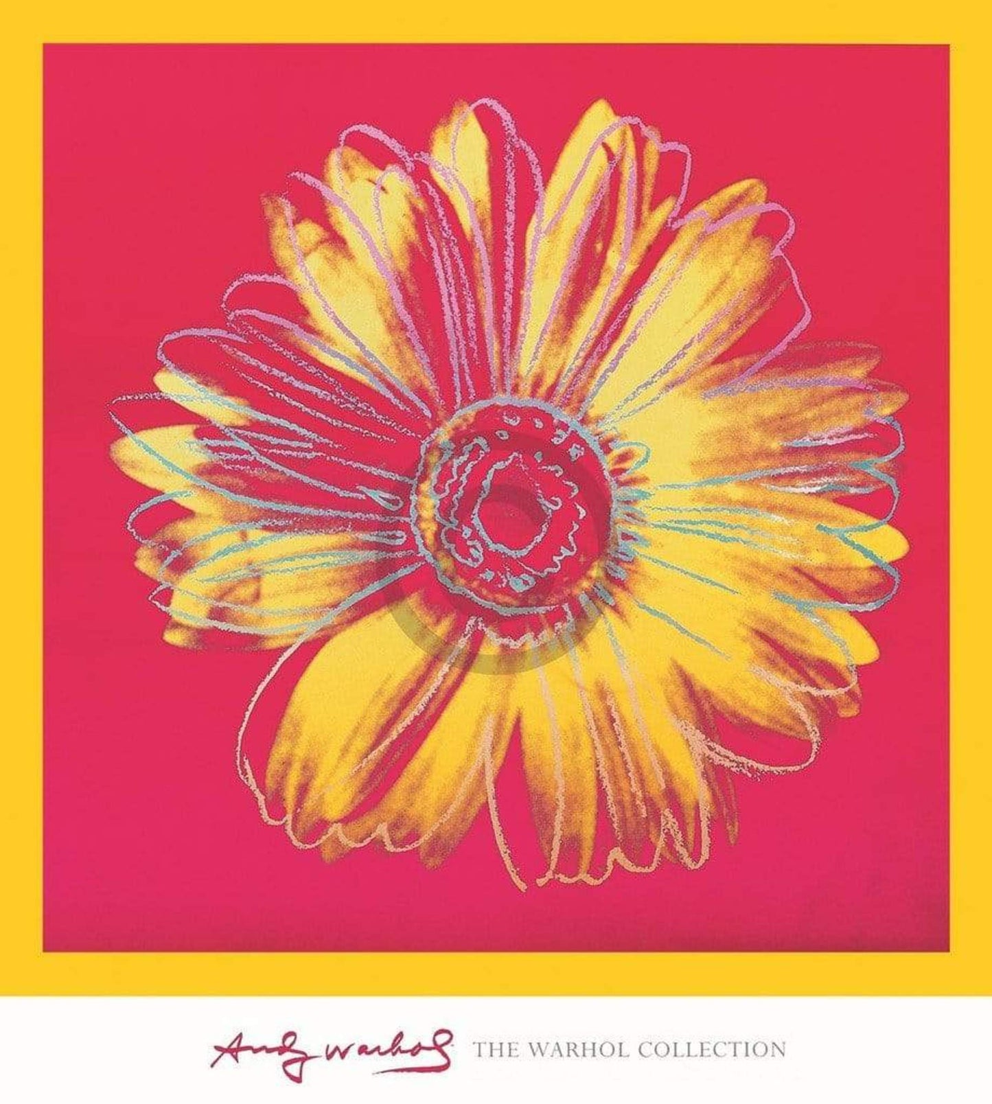 Kunstdruck Andy Warhol - Daisy 1982 90x90cm