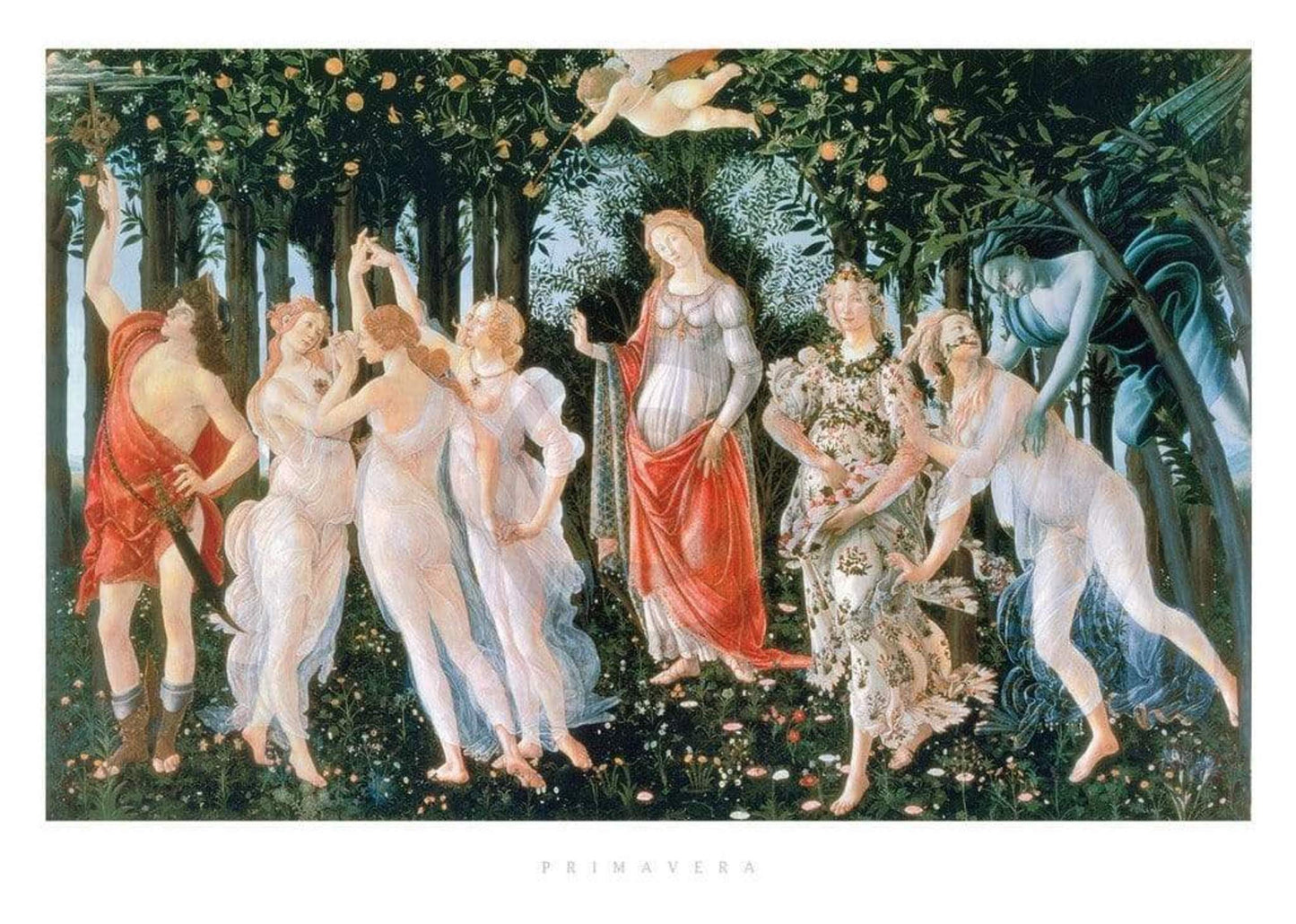Kunstdruck Sandro Botticelli - Primavera 70x50cm
