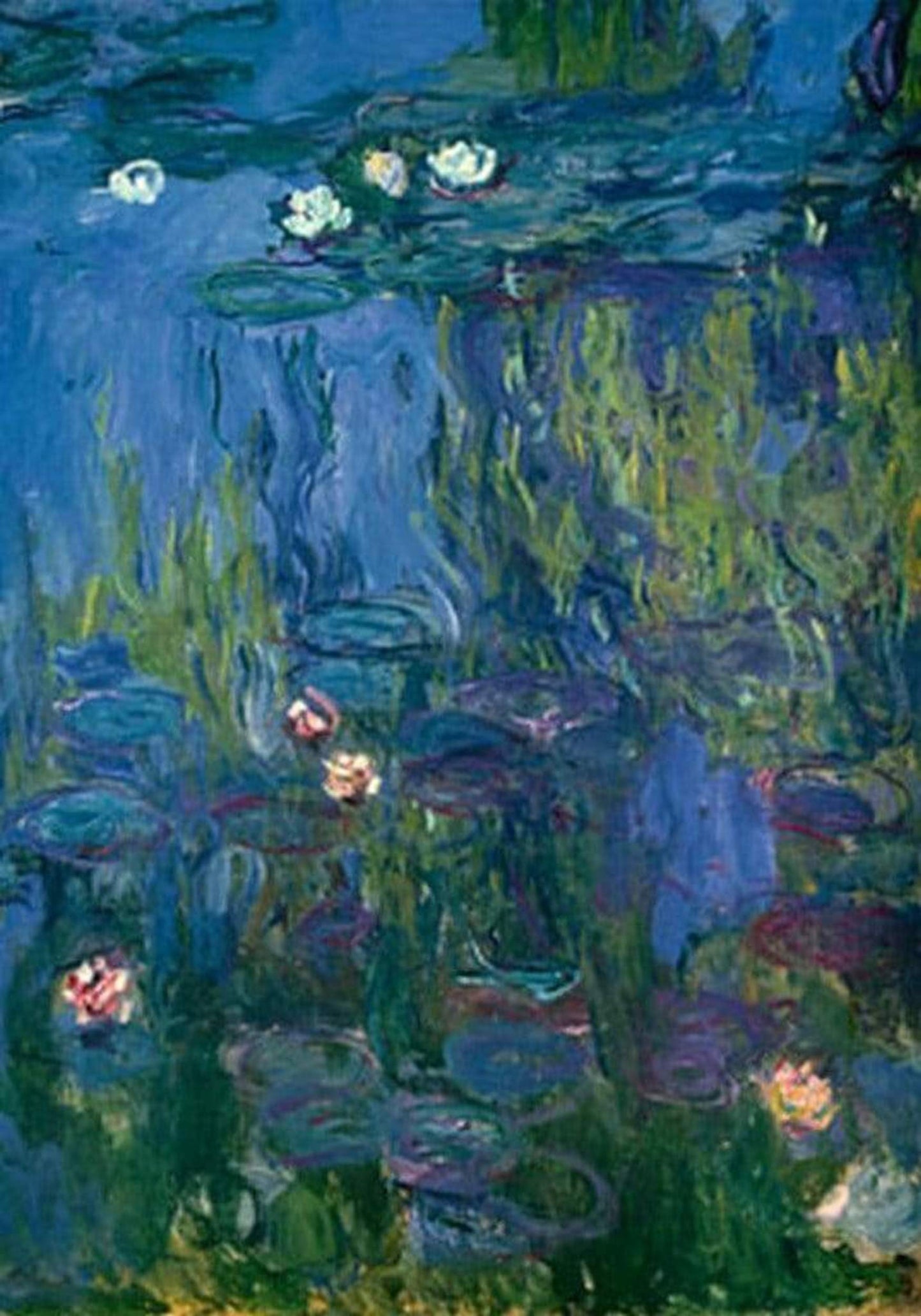 Kunstdruck Claude Monet - Nympheas 70x100cm