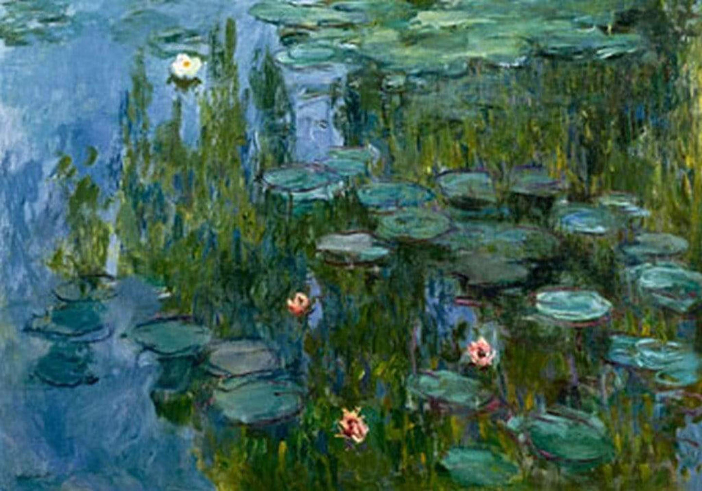 Kunstdruck Claude Monet - Seerosen 100x70cm