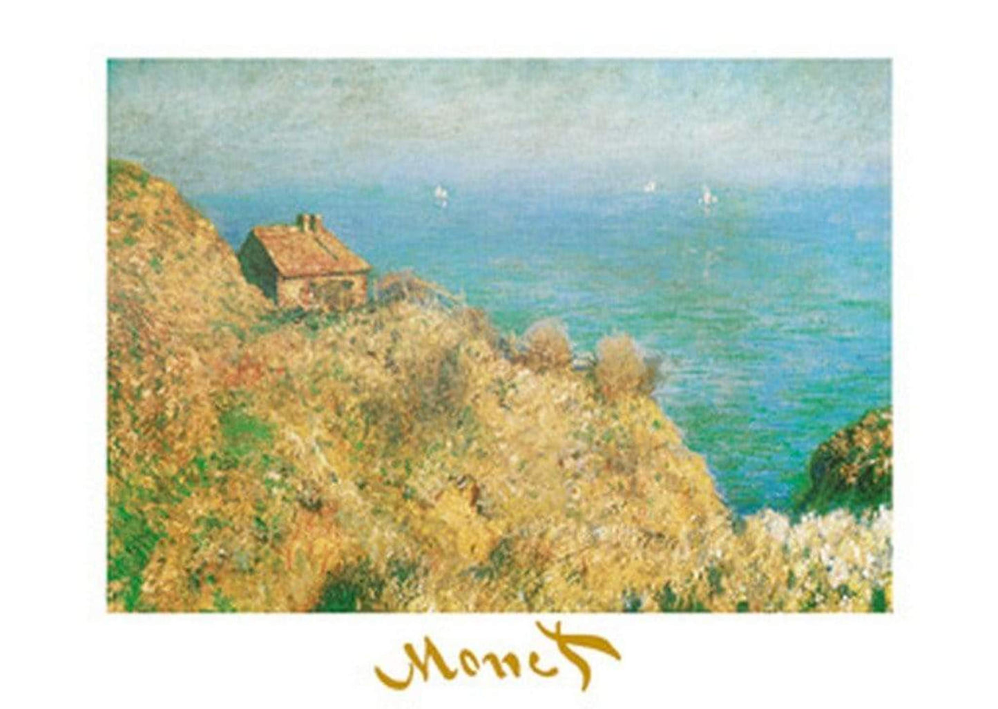 Kunstdruck Claude Monet - La casa dei doganieri 70x50cm
