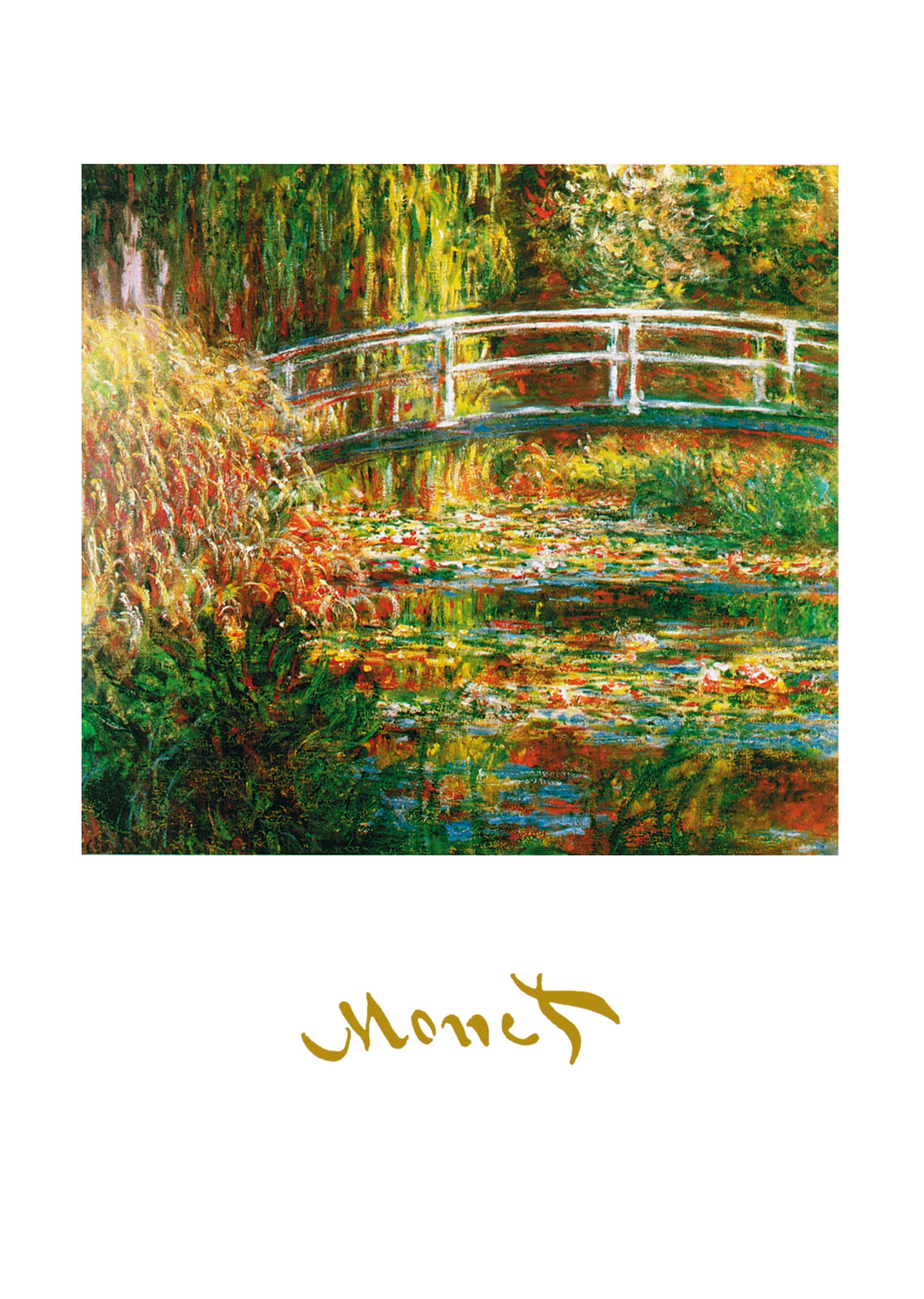 Kunstdruck Claude Monet - The Waterlily Pond 50x70cm