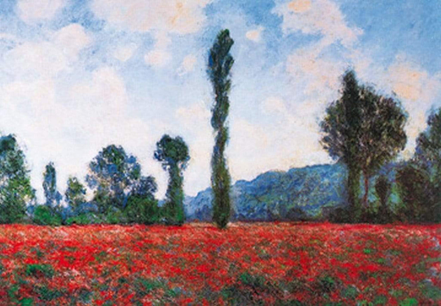 Kunstdruck Claude Monet - Campo di papaveri 100x70cm
