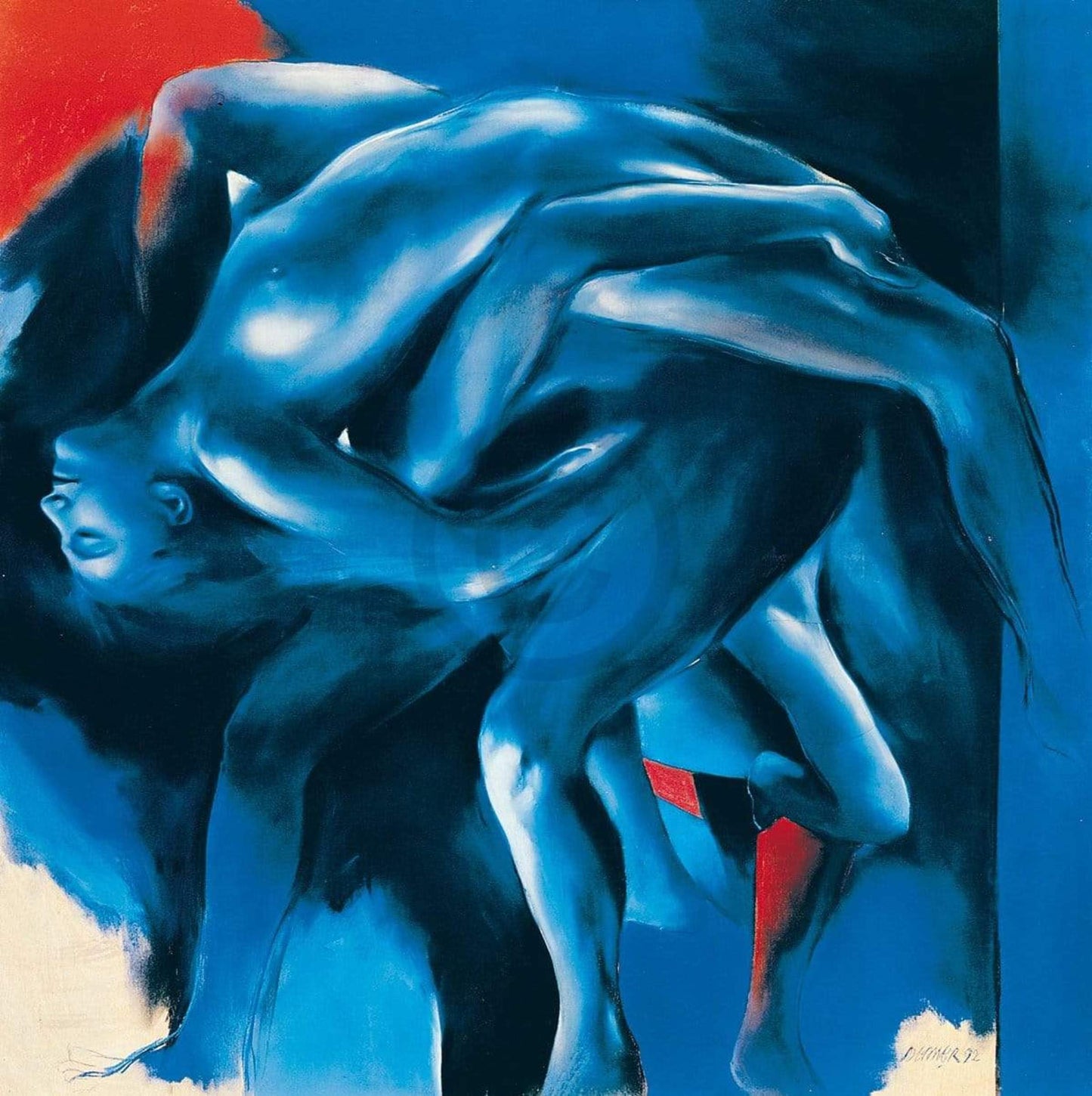 Kunstdruck Daniel Gasser - Frauenkörper 97x97cm