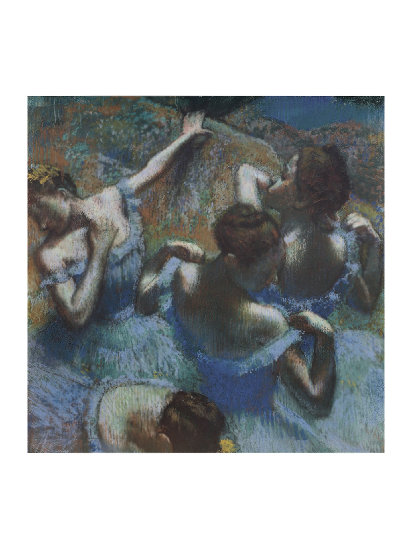 Kunstdruck Edgar Degas - Blue Dancers 60x80cm