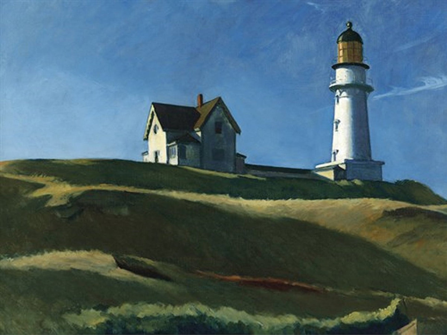 Kunstdruck Edward Hopper Lighthouse Hill 1927 50x40cm