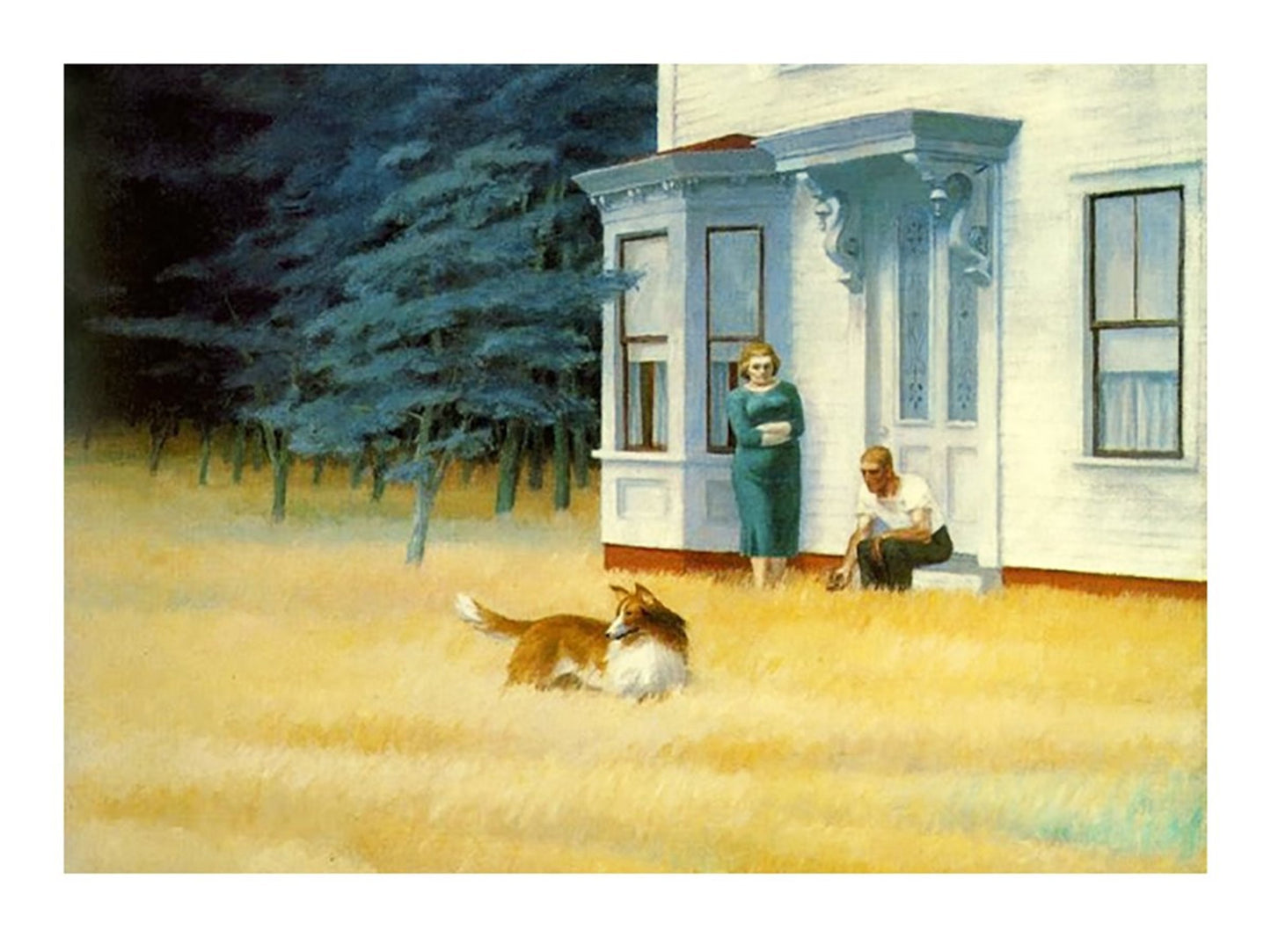 Kunstdruck Edward Hopper Cape Cod Evening 40x30cm
