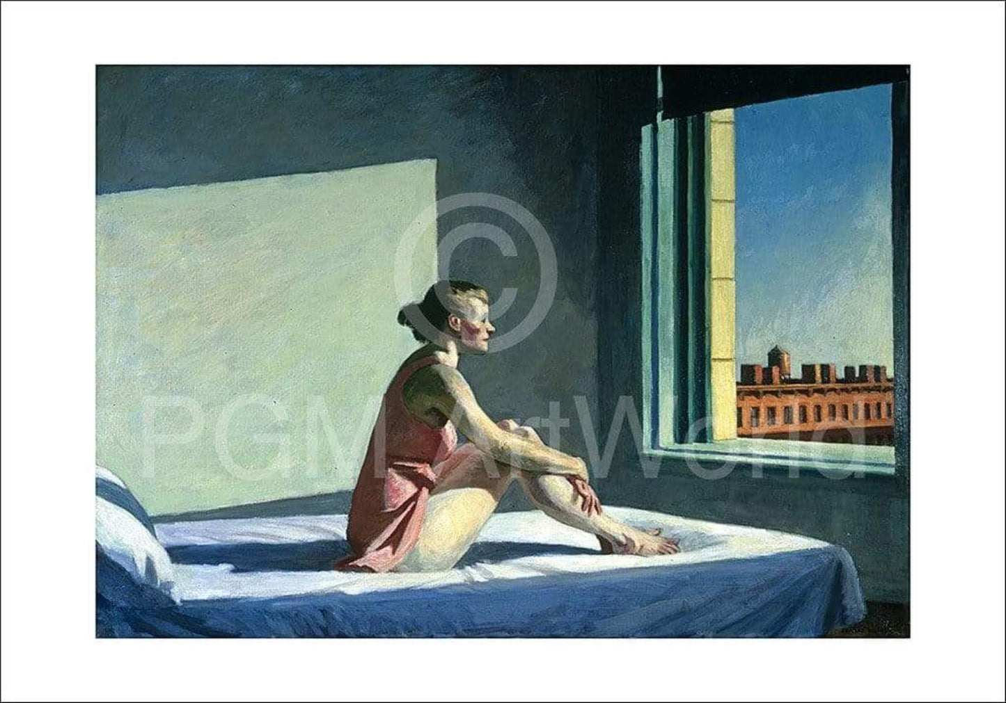 Kunstdruck Edward Hopper - Morgensonne, 1952 100x70cm