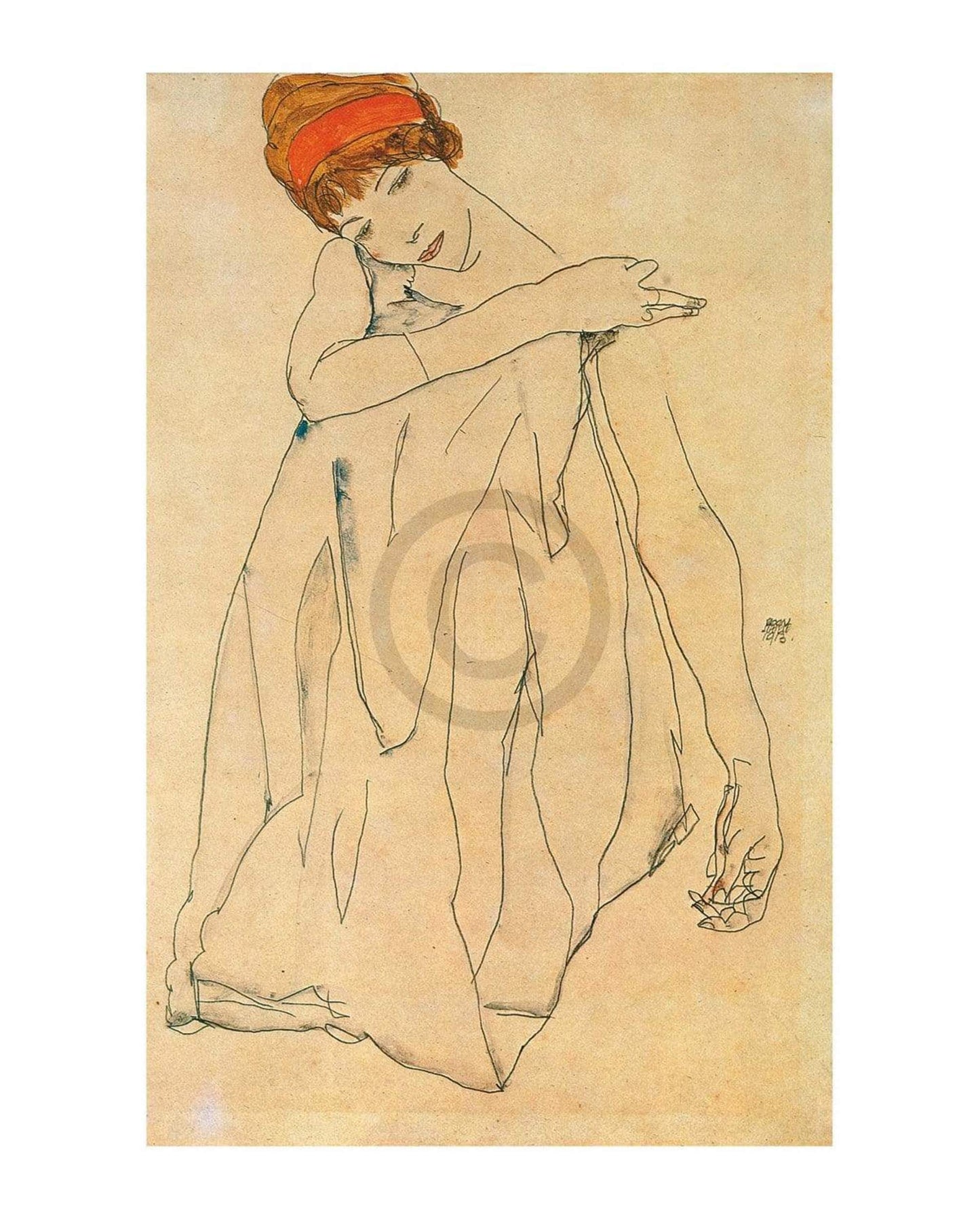 Kunstdruck Egon Schiele - Die Tänzerin 40x50cm