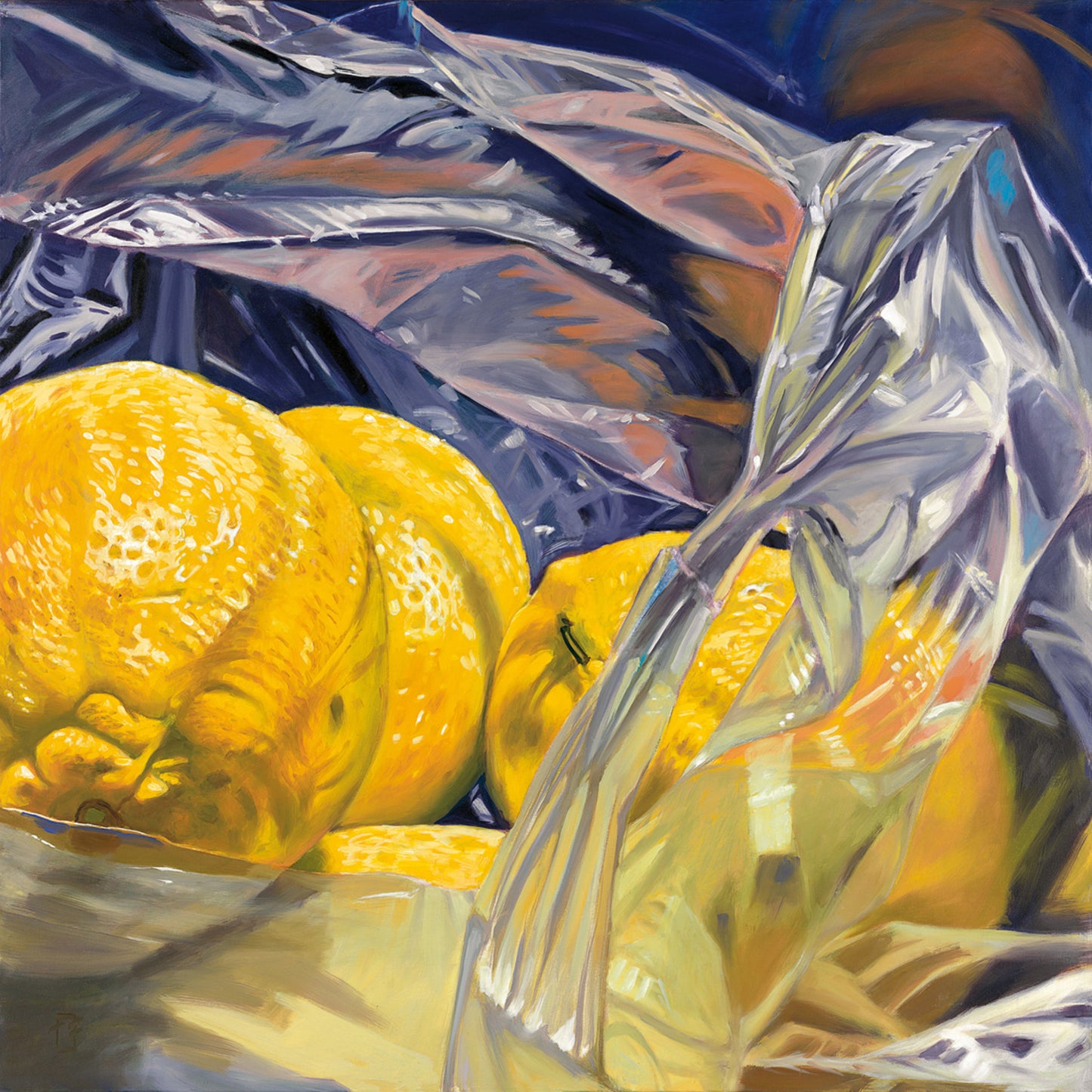 Kunstdruck Thomas Freund - Lemon bag 98x98cm
