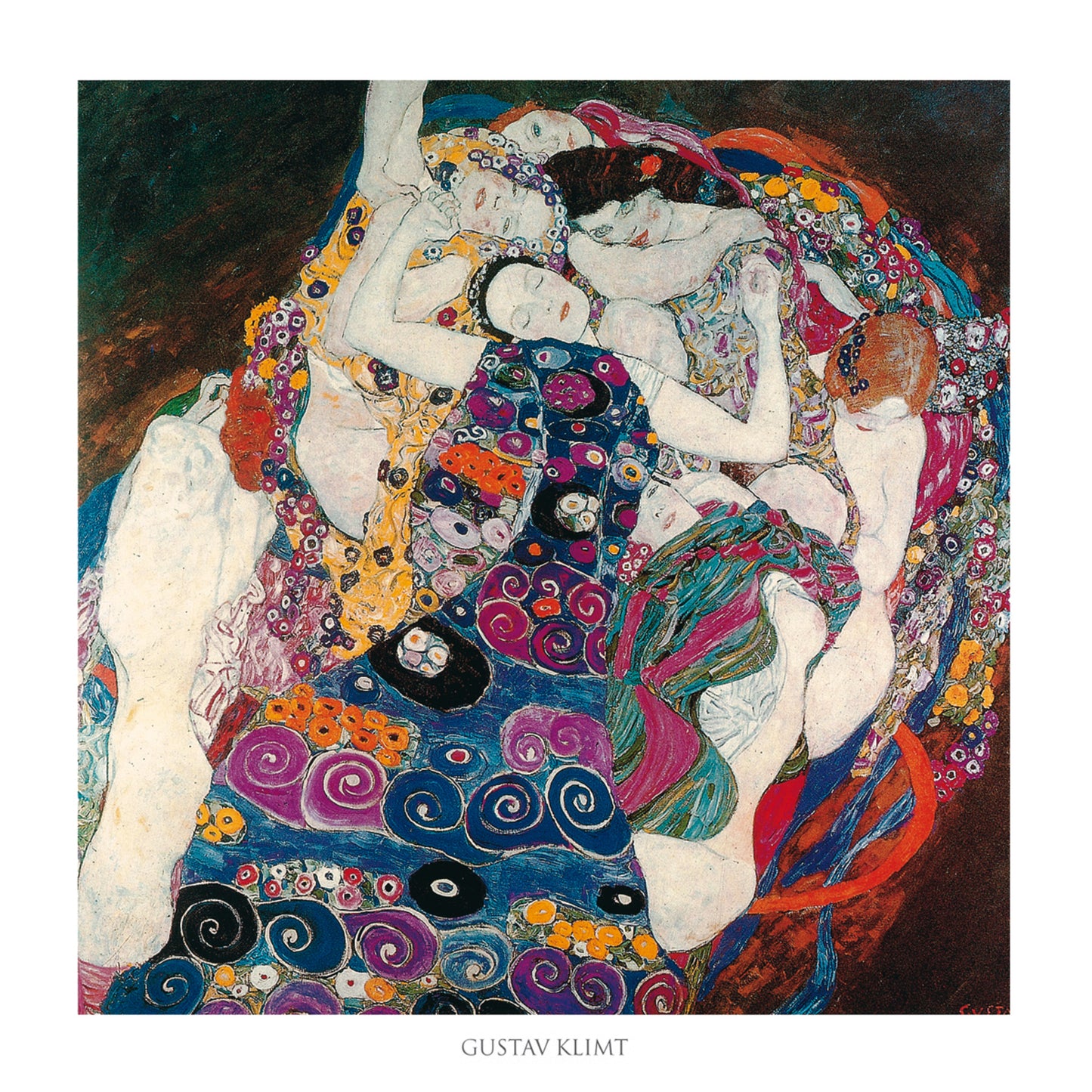 Kunstdruck Gustav Klimt - La vergine 70x70cm
