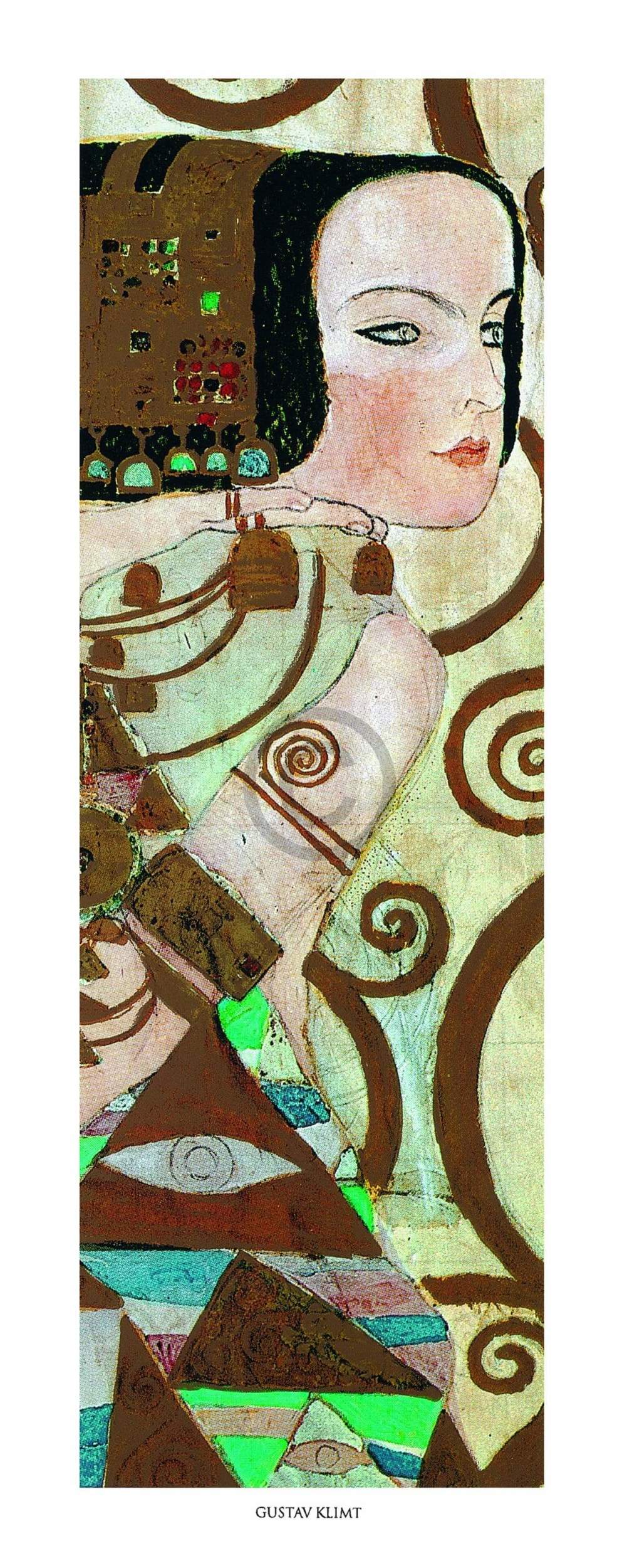 Kunstdruck Gustav Klimt - L'attesa 20x50cm