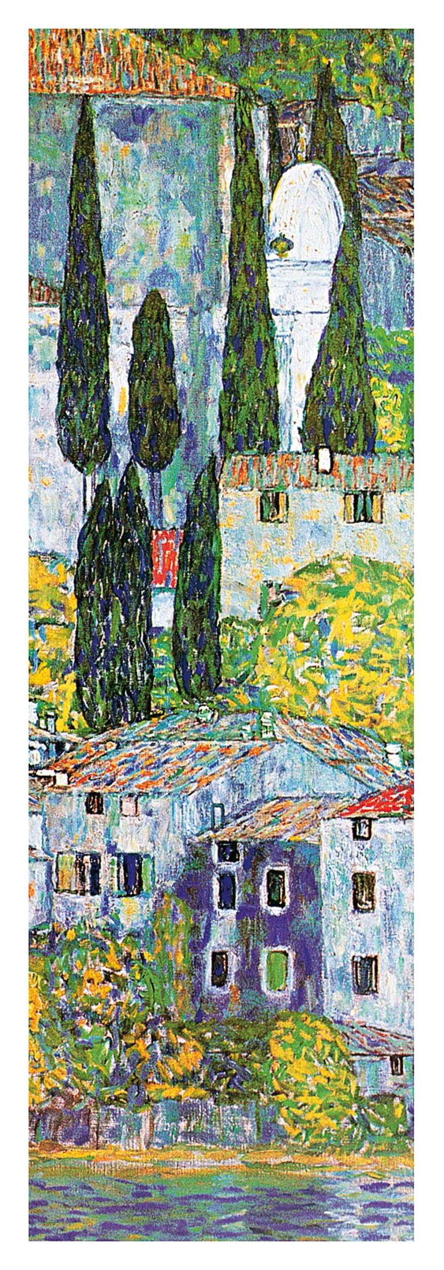 Kunstdruck Gustav Klimt - Chiesa a cassone sul garda 35x100cm
