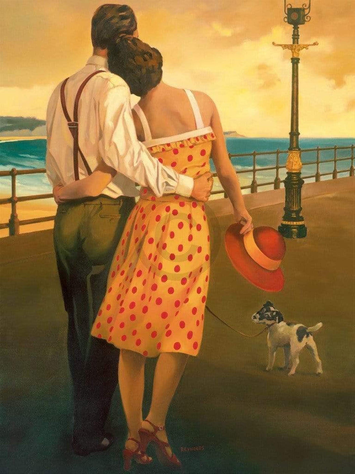 Kunstdruck Graham Reynolds - View of the bay 60x80cm