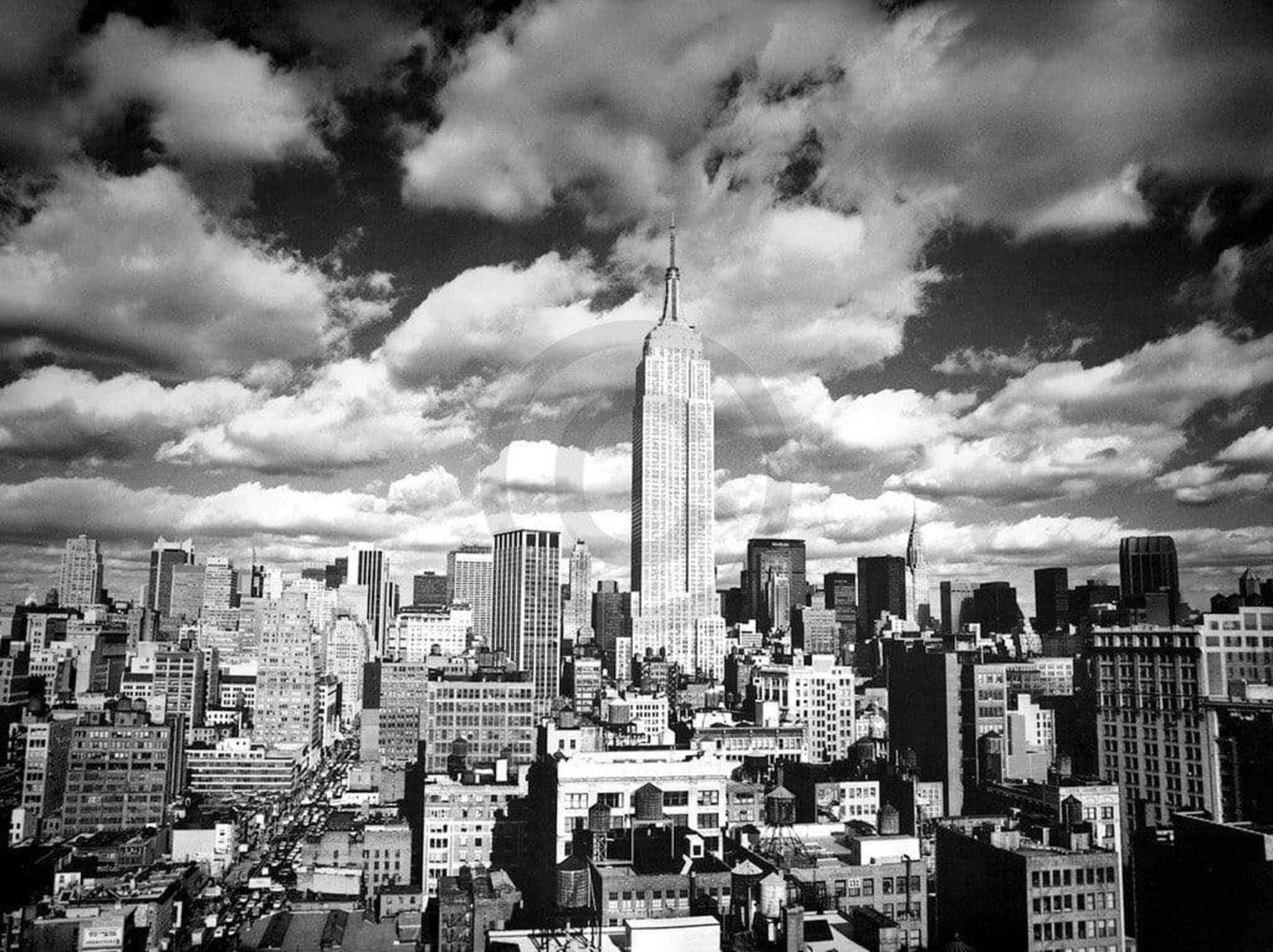 Kunstdruck Henri Silberman - Sky over Manhattan 80x60cm