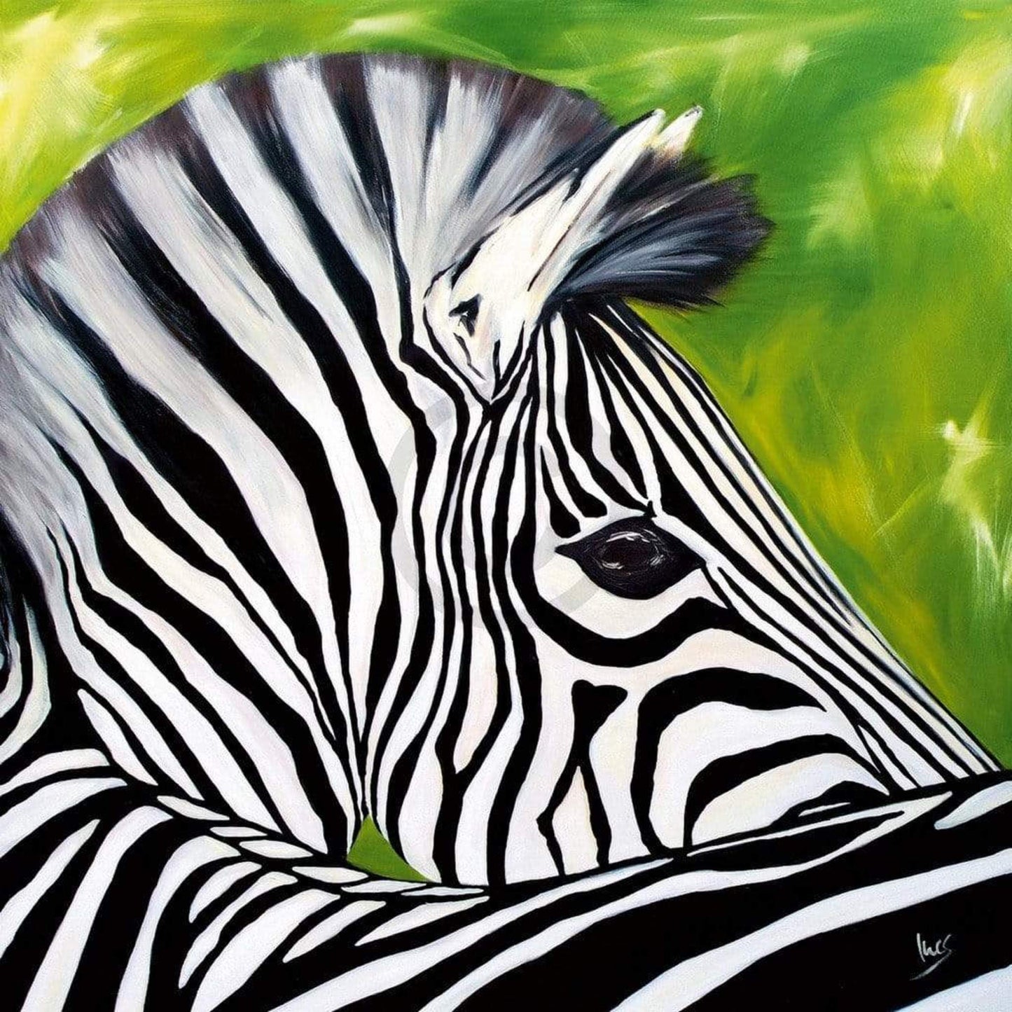 Kunstdruck Ines Ramm - Oswald 70x70cm