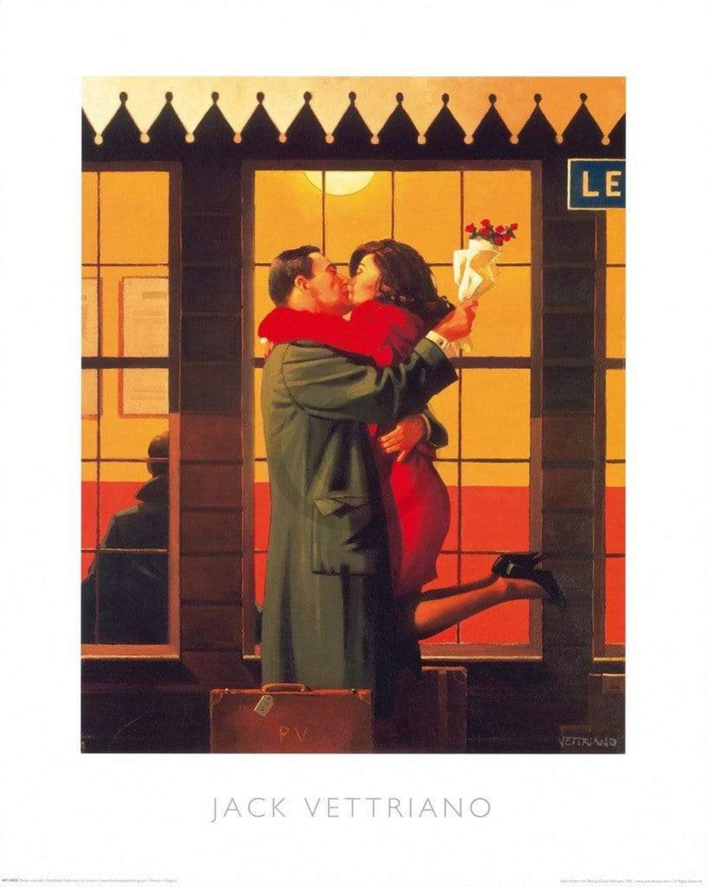 Kunstdruck Jack Vettriano - Back Where You Belong 40x50cm
