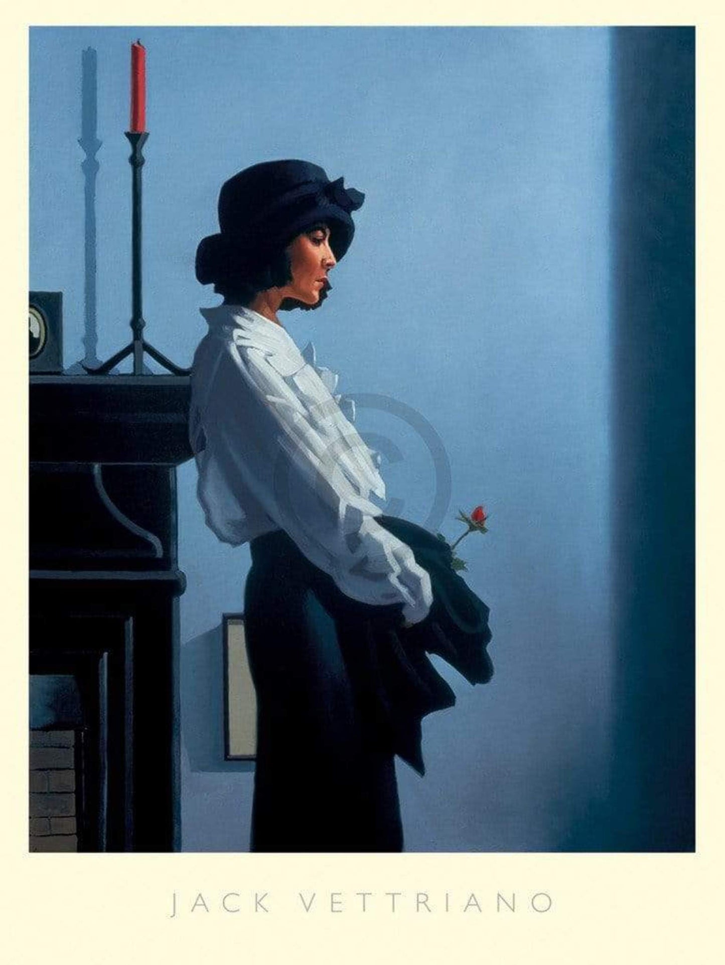 Kunstdruck Jack Vettriano - Valentine Rose 60x80cm