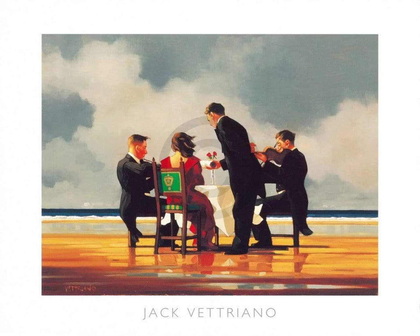 Kunstdruck Jack Vettriano - Elegy for The Dead Admiral 50x40cm