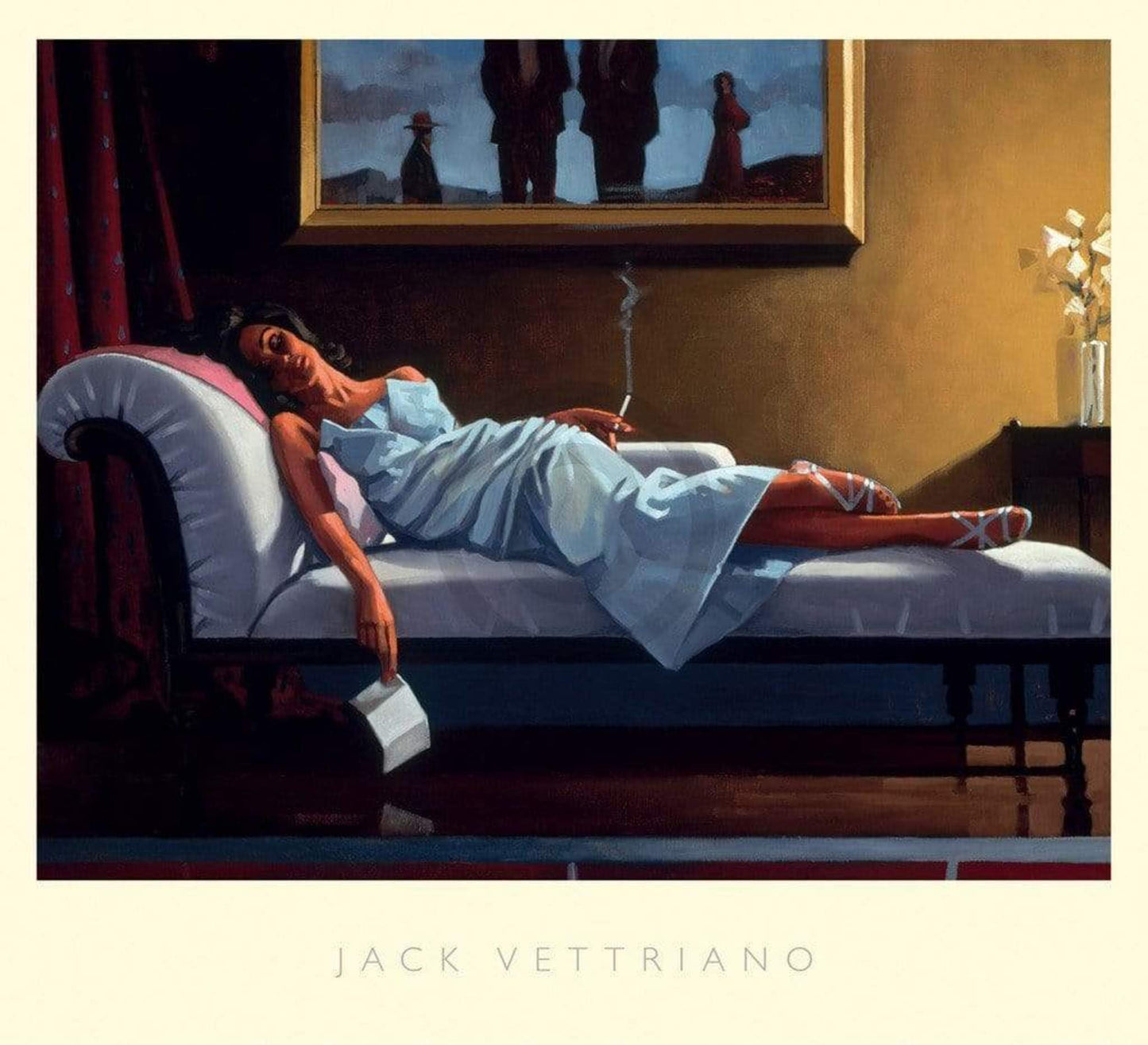 Kunstdruck Jack Vettriano - The Letter 76x68cm