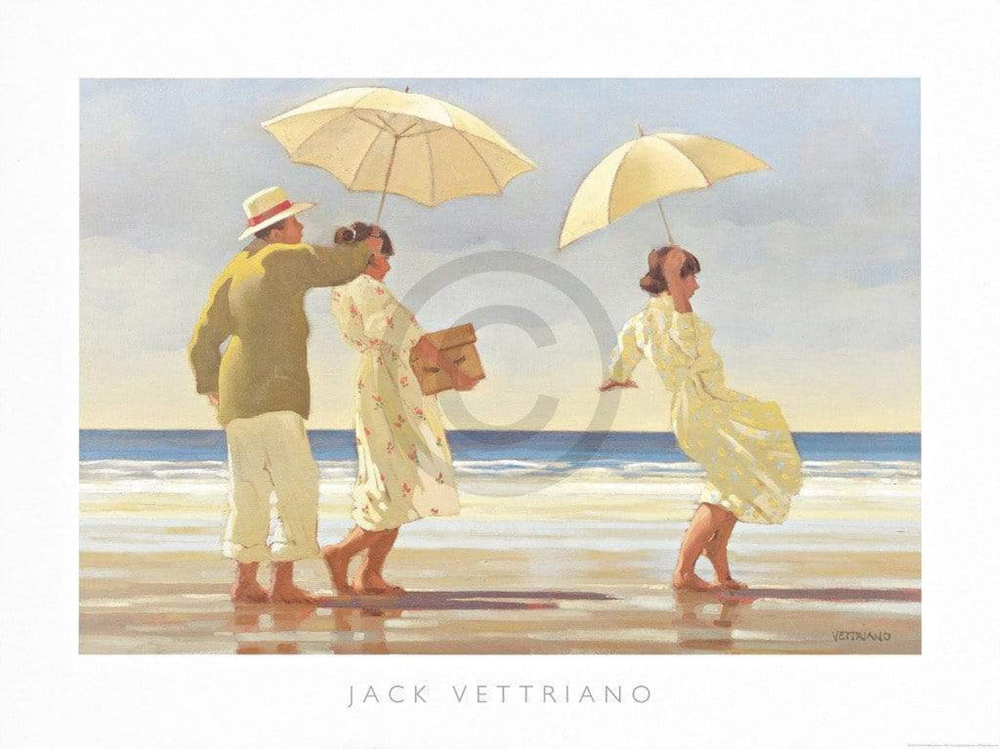 Kunstdruck Jack Vettriano - The Picnic Party 80x60cm