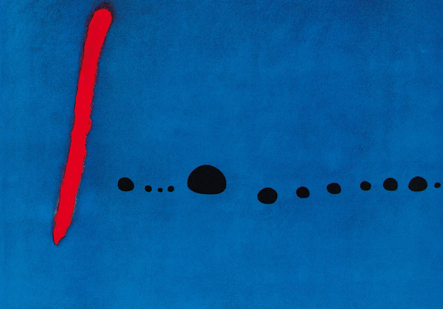 Kunstdruck Joan Miro - Bleu II 100x70cm