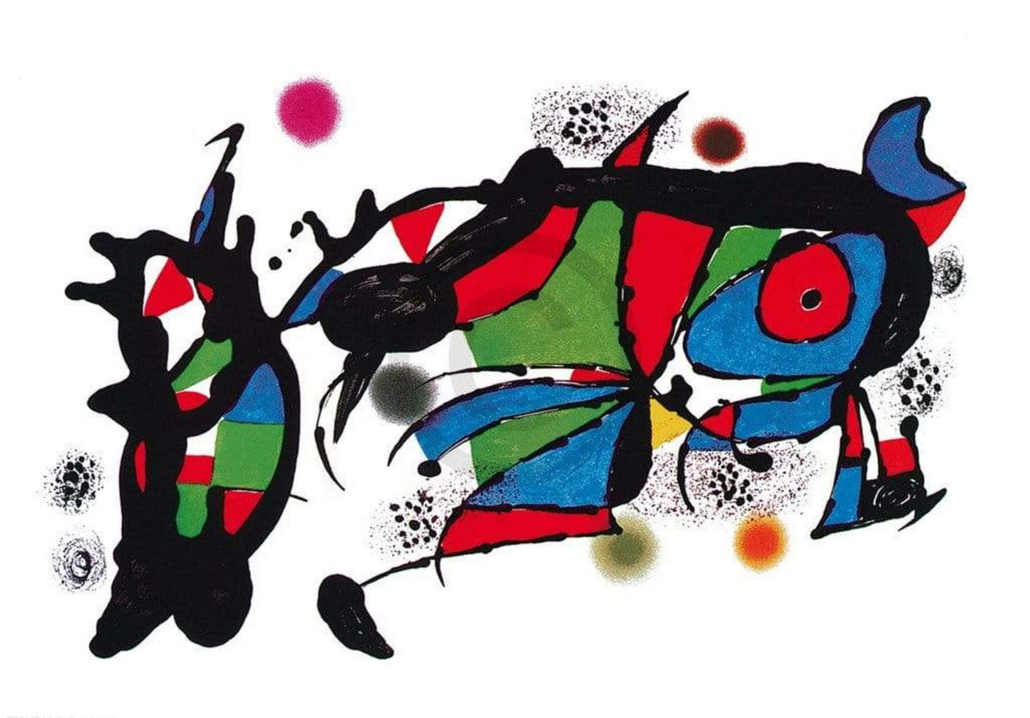 Kunstdruck Joan Miro - Obra de Joan Miro 100x70cm