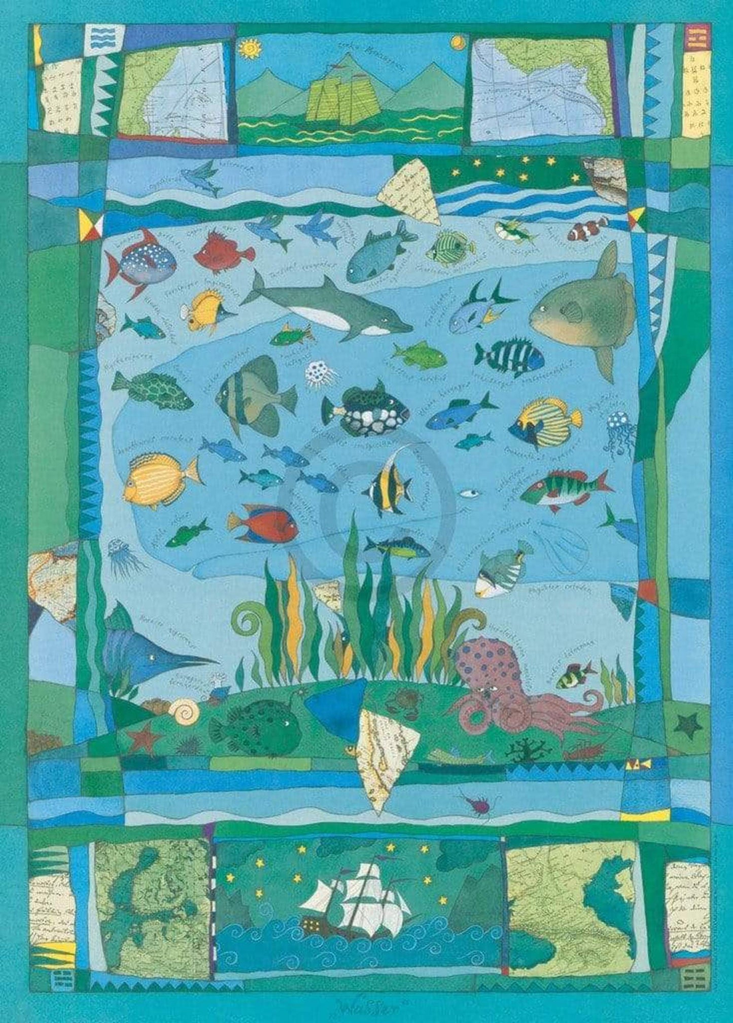 Kunstdruck Vitali P. Konstantinov - Wasser 48x67cm