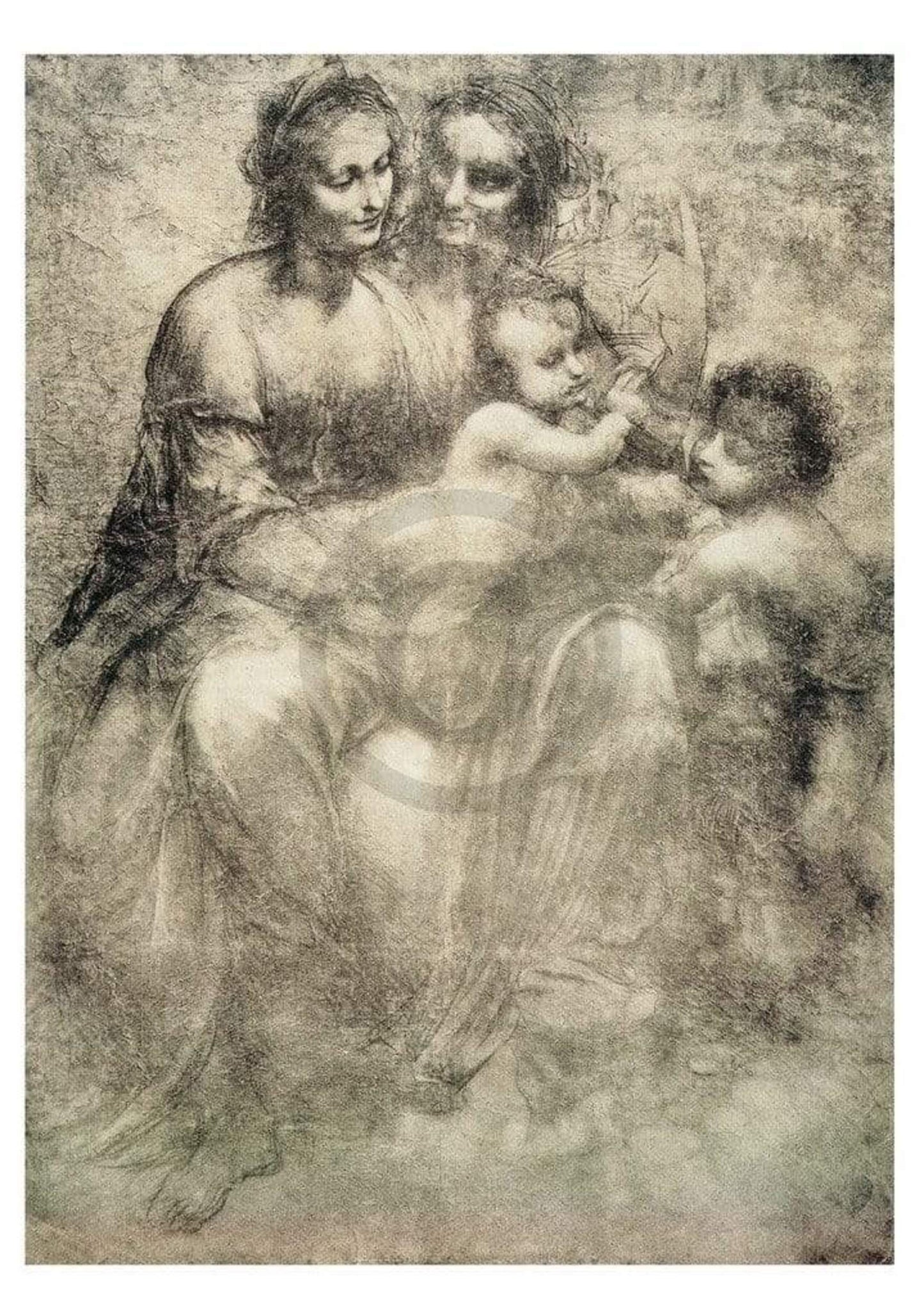 Kunstdruck Leonardo Da Vinci - La vergine 35x50cm