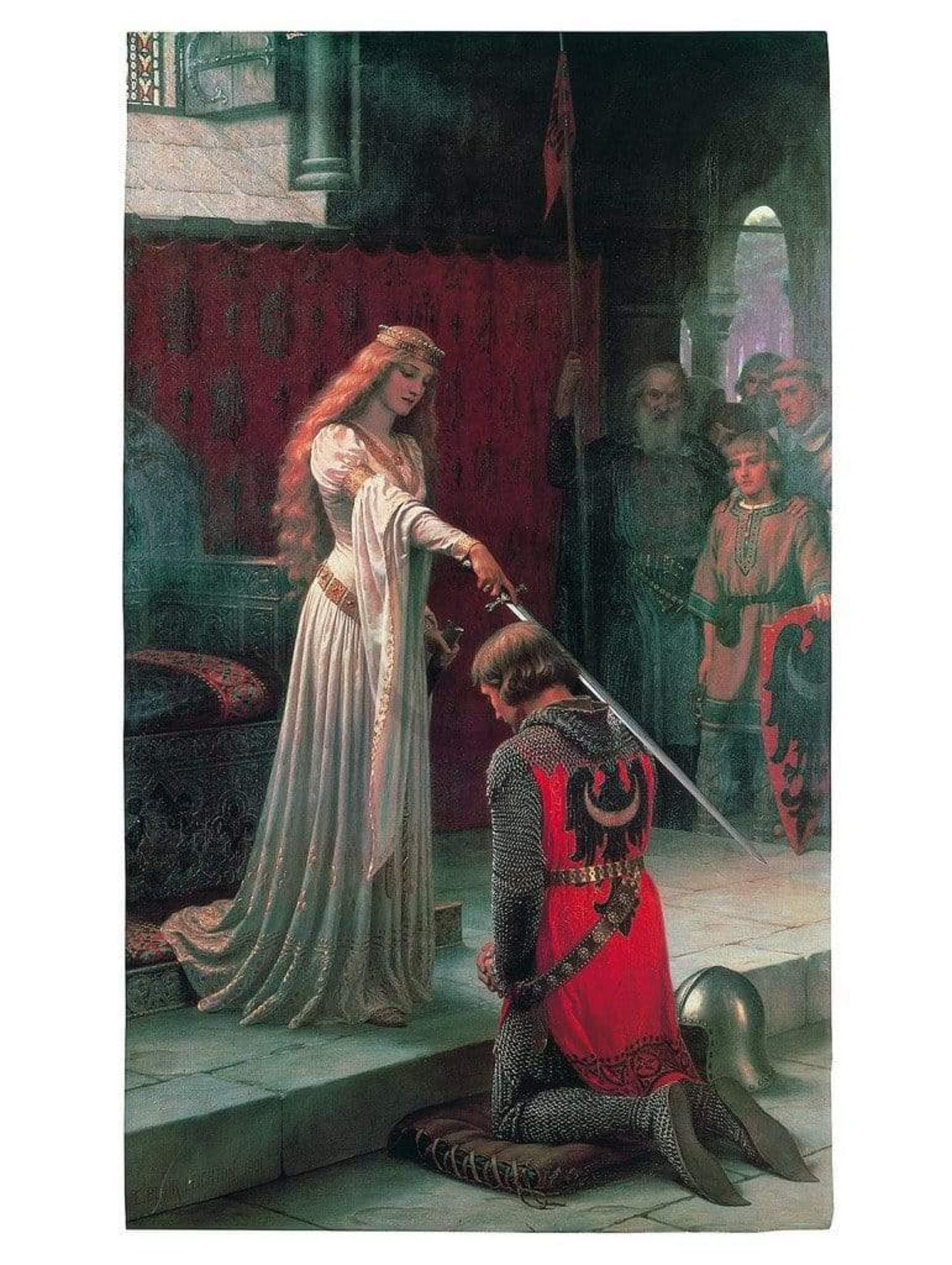 Kunstdruck Edmund Blair Leighton - The Accolade, 1901 60x80cm