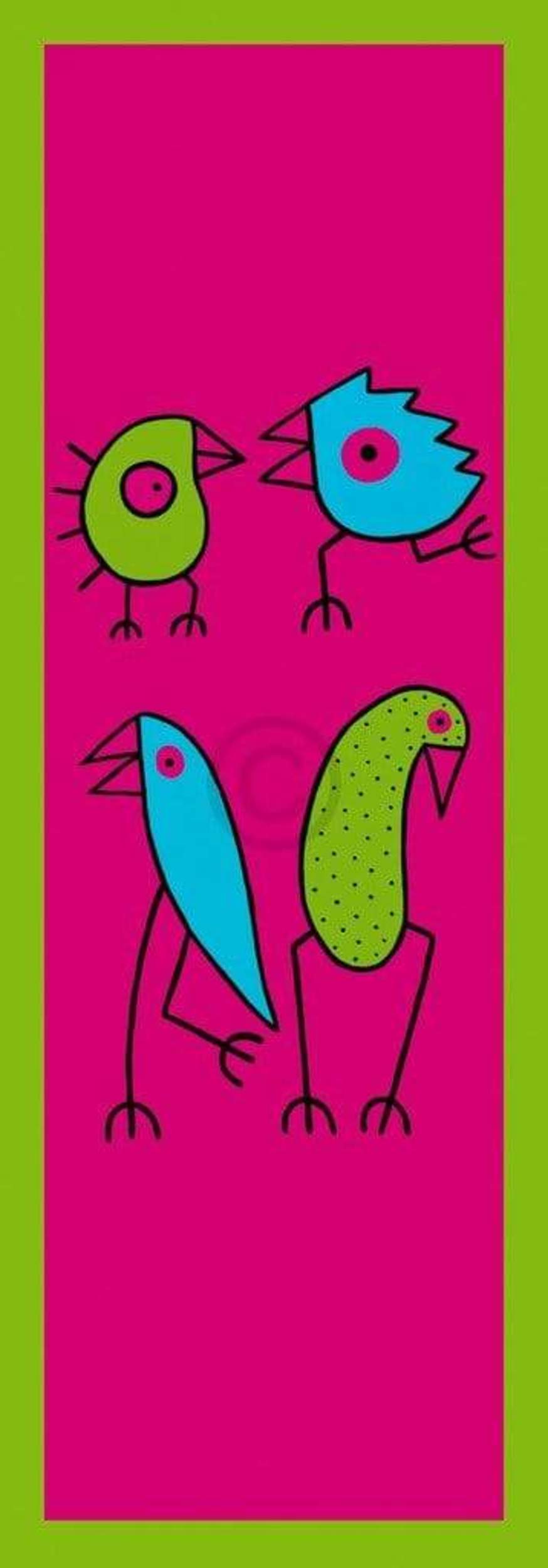 Kunstdruck Birdman Hans Lan - We are just fine 35x100cm