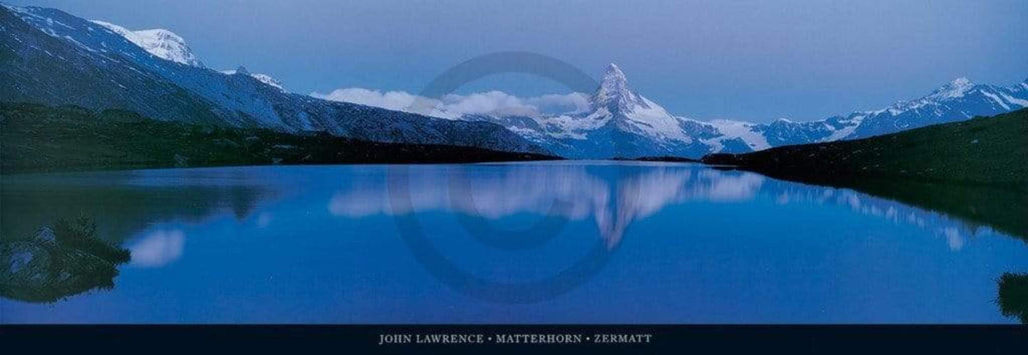 Kunstdruck John Lawrence - Matterhorn, Zermatt 95x33cm