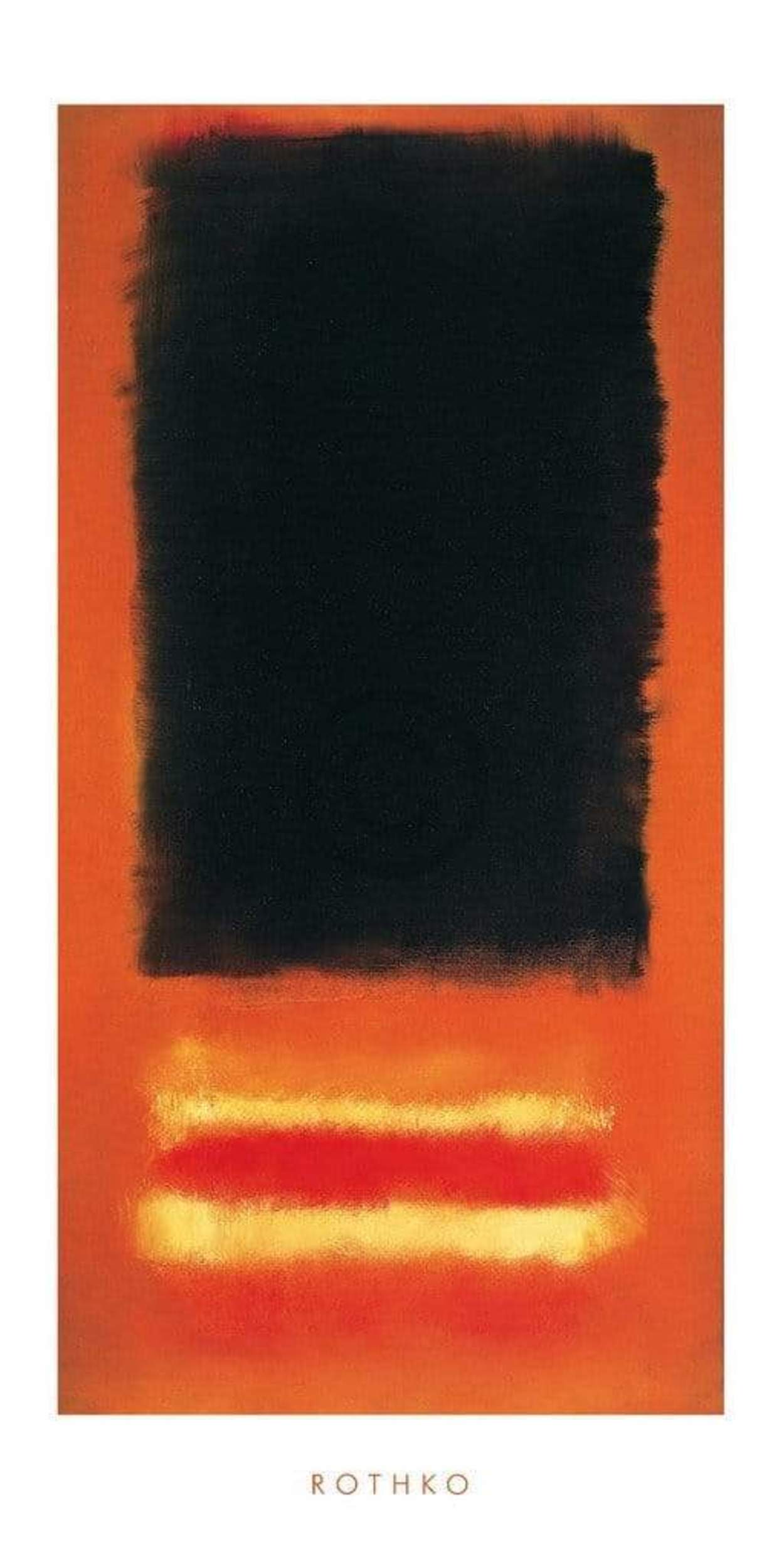 Kunstdruck Mark Rothko - Untitled 50x100cm