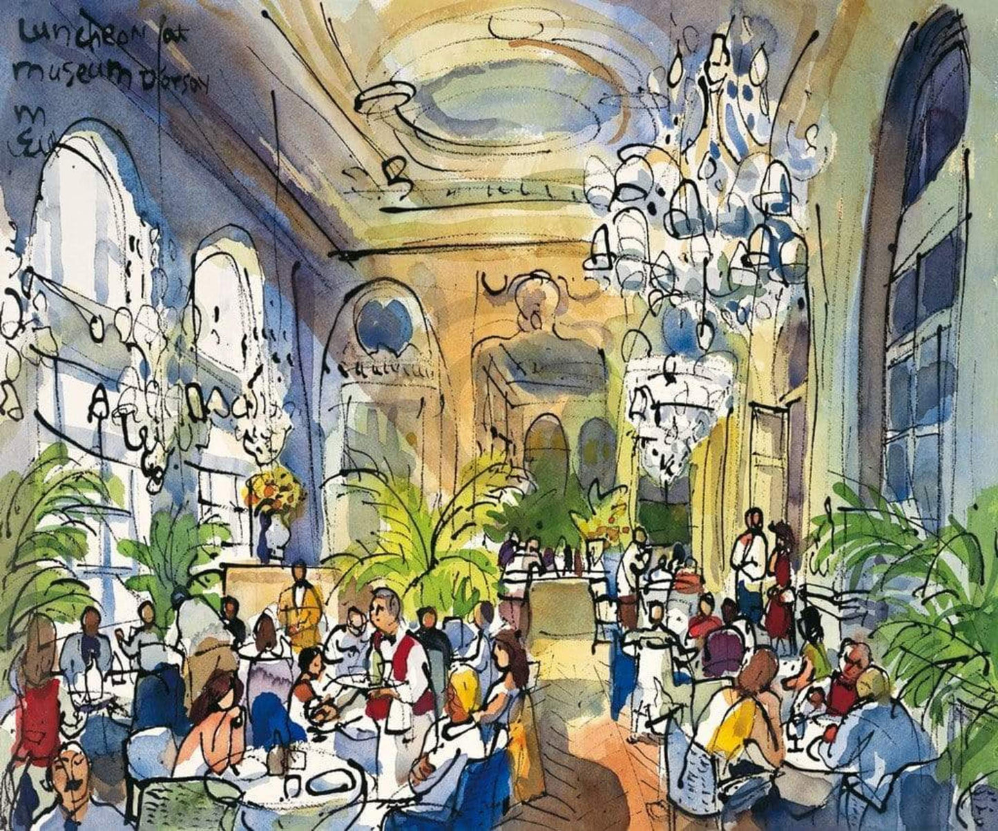 Kunstdruck Michael Leu - Luncheon, Musée d'Orsay 60x50cm