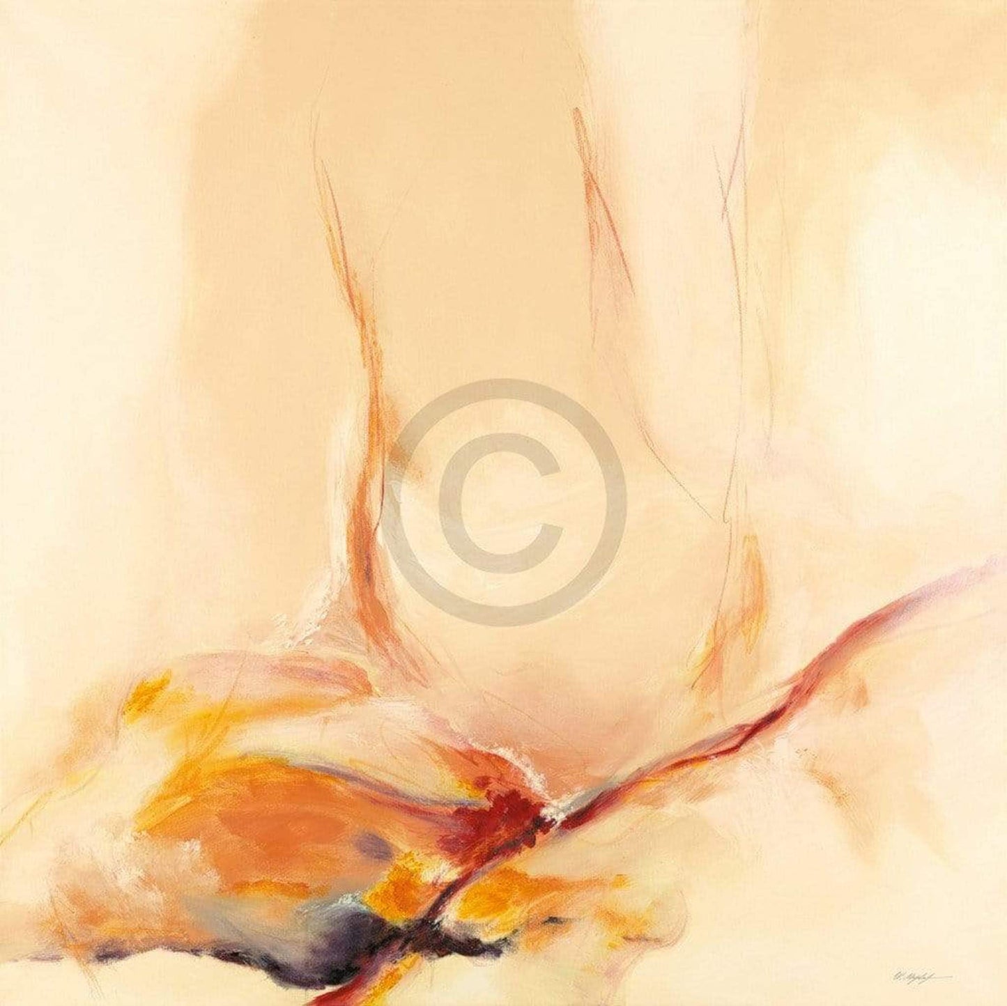 Kunstdruck Willi Mayerhofer - Plaisir du jour 2 98x98cm