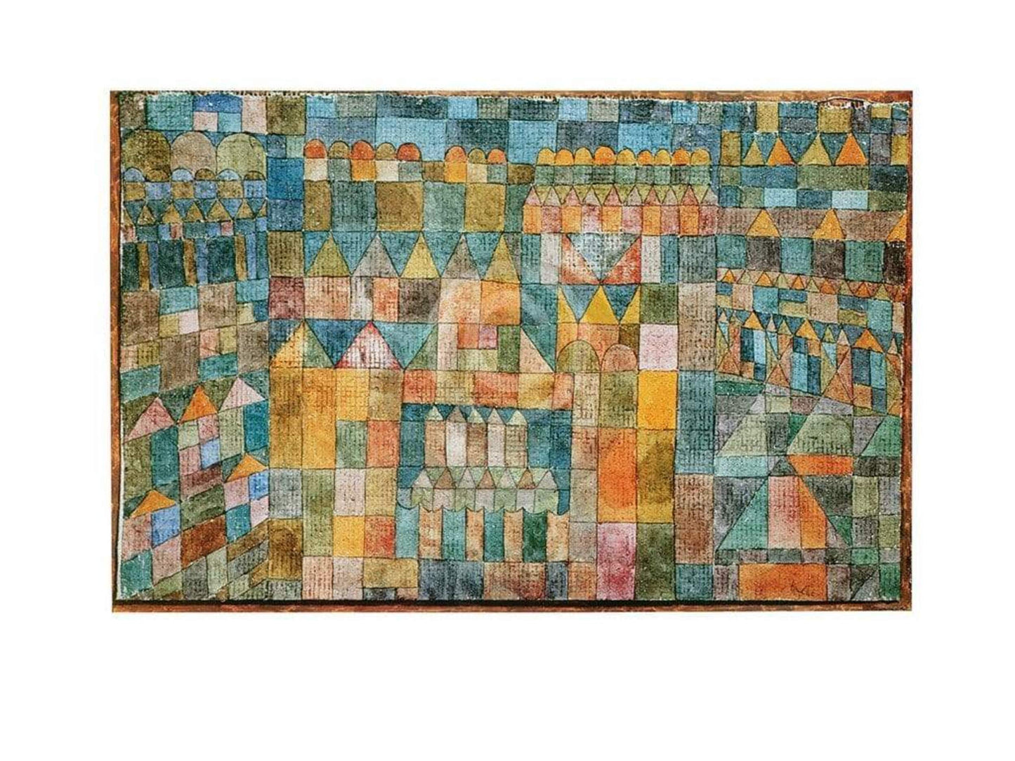 Kunstdruck Paul Klee - Quartiere 72x47cm
