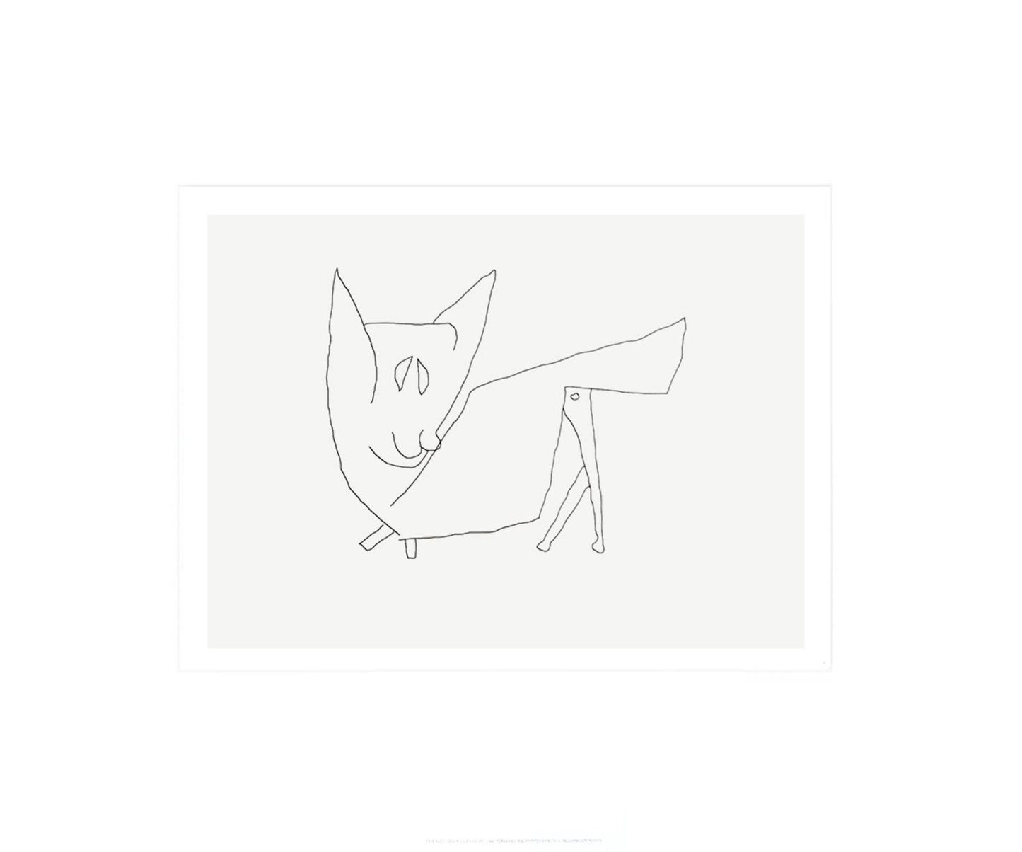 Kunstdruck Paul Klee - Le Petit Chat 60x50cm