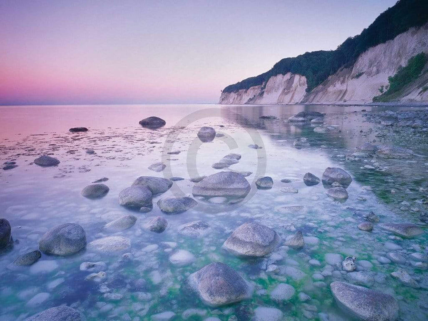 Kunstdruck Popp-Hackner - Kreideküste Rügen 80x60cm