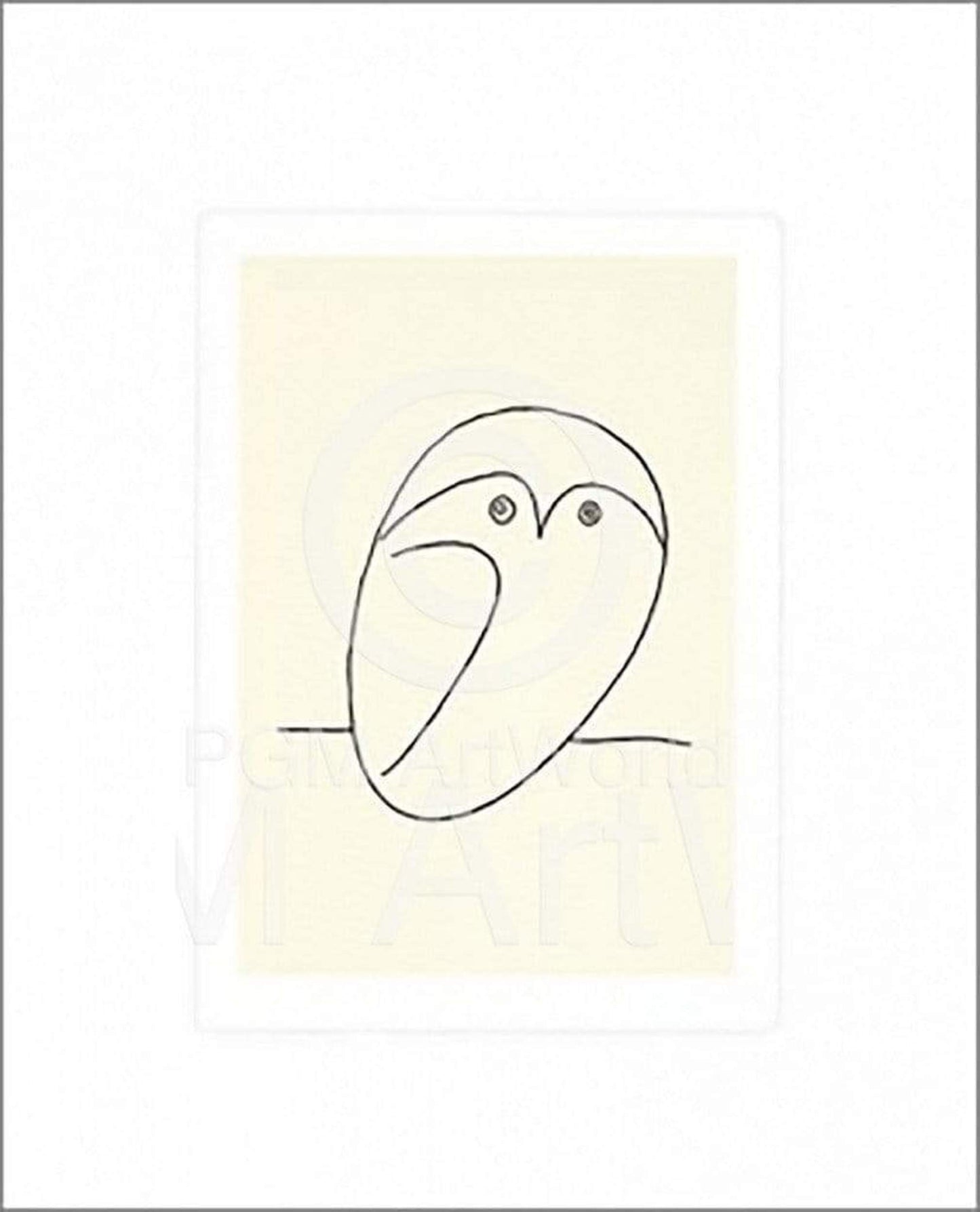 Kunstdruck Pablo Picasso - Le Hibou 50x60cm