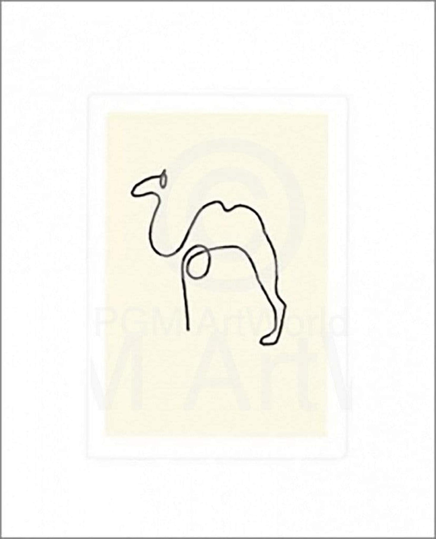 Kunstdruck Pablo Picasso - Le Chameau 50x60cm