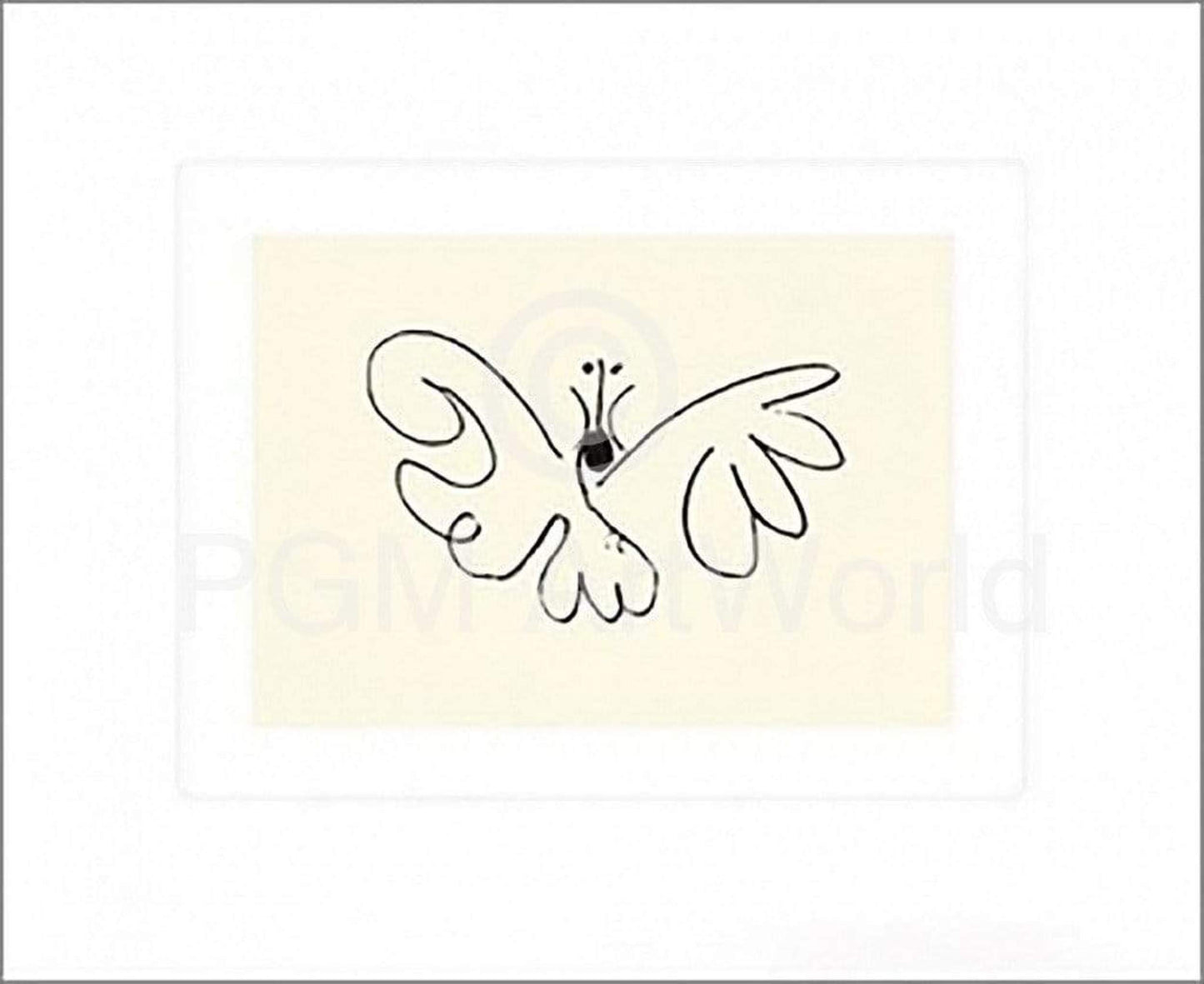 Kunstdruck Pablo Picasso - Le Papillon 50x60cm