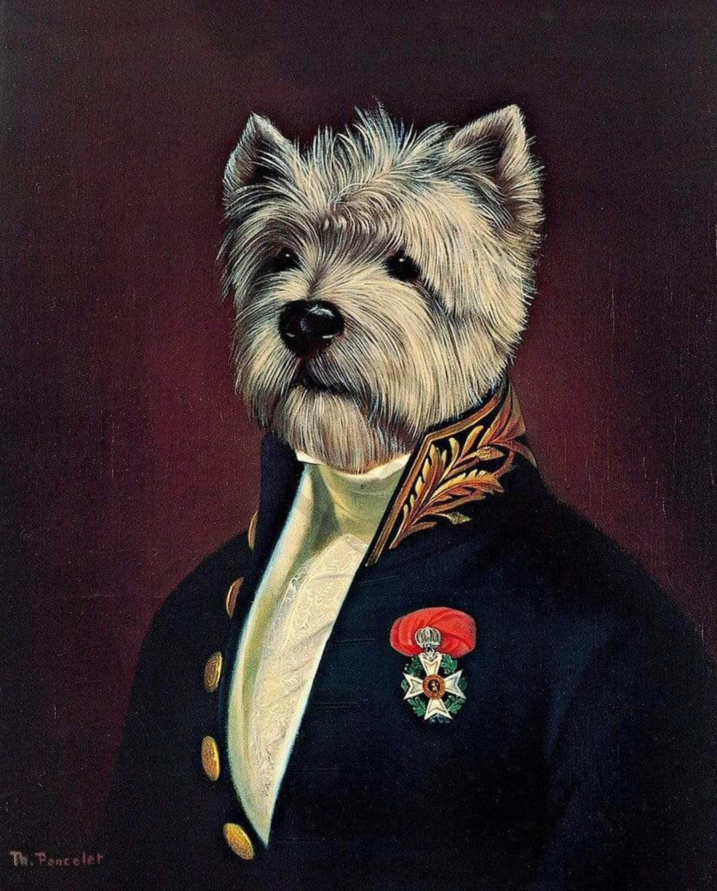 Kunstdruck Thierry Poncelet - The Officer's Mess 27,9x35,5 cm