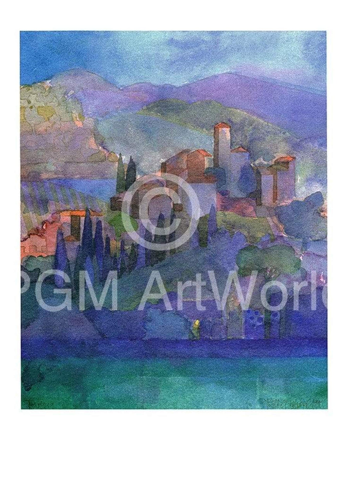 Kunstdruck Ralf Westphal - Pietrabuona, Toskana 50x70cm