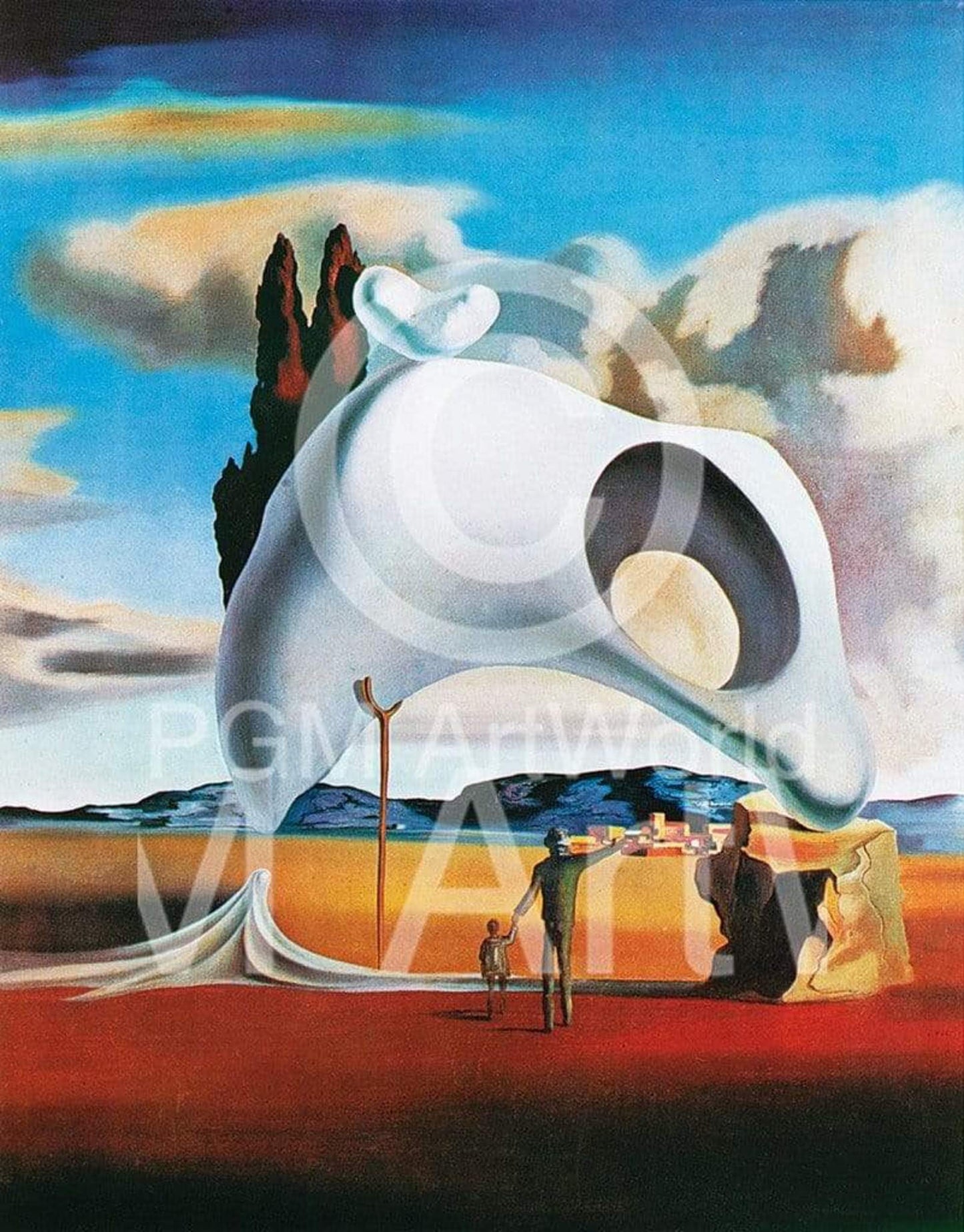 Kunstdruck Salvador Dali - Vestiges ataviques 60x80cm