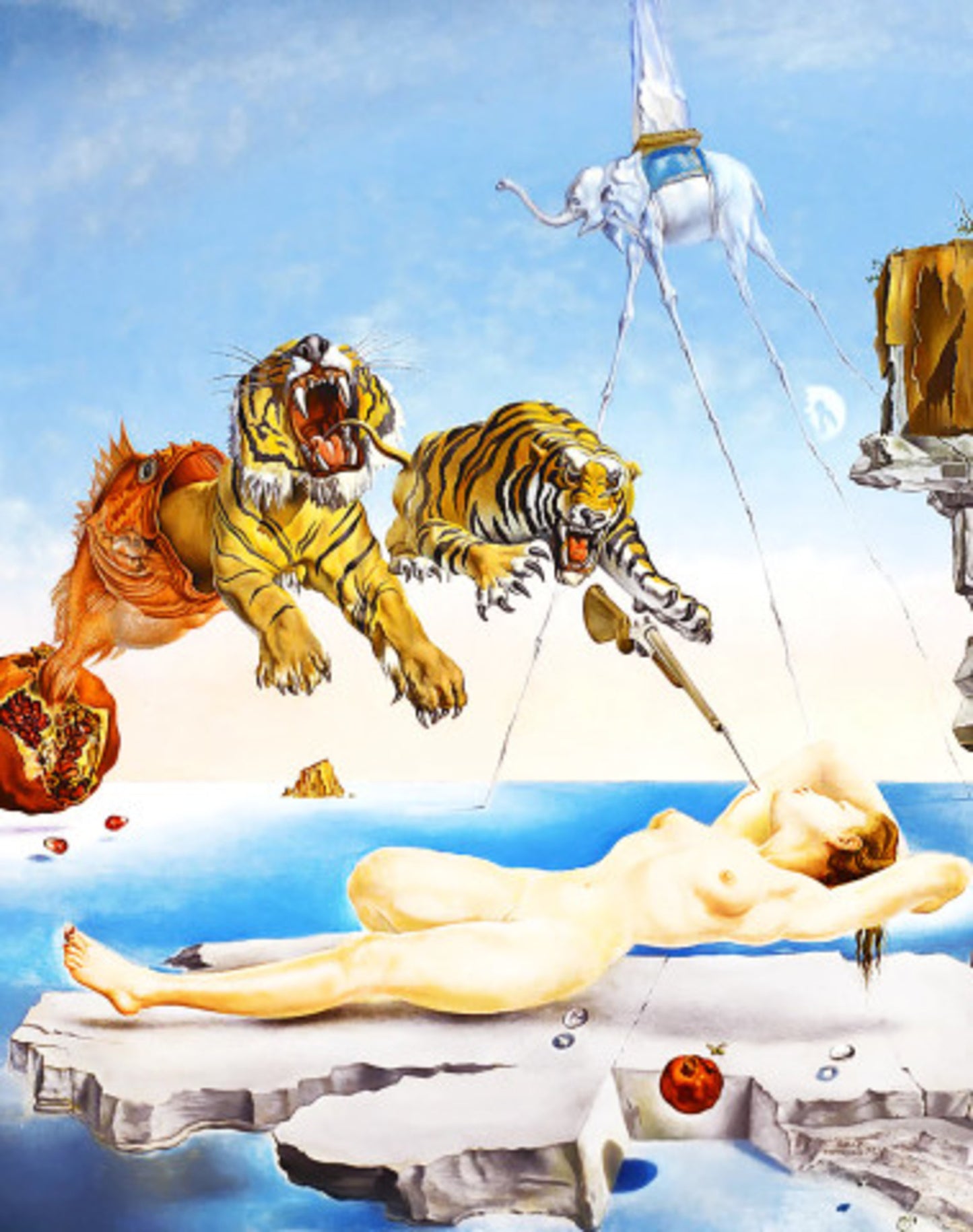 Kunstdruck Salvador Dali - Une seconde avant l'eveil 60x80cm