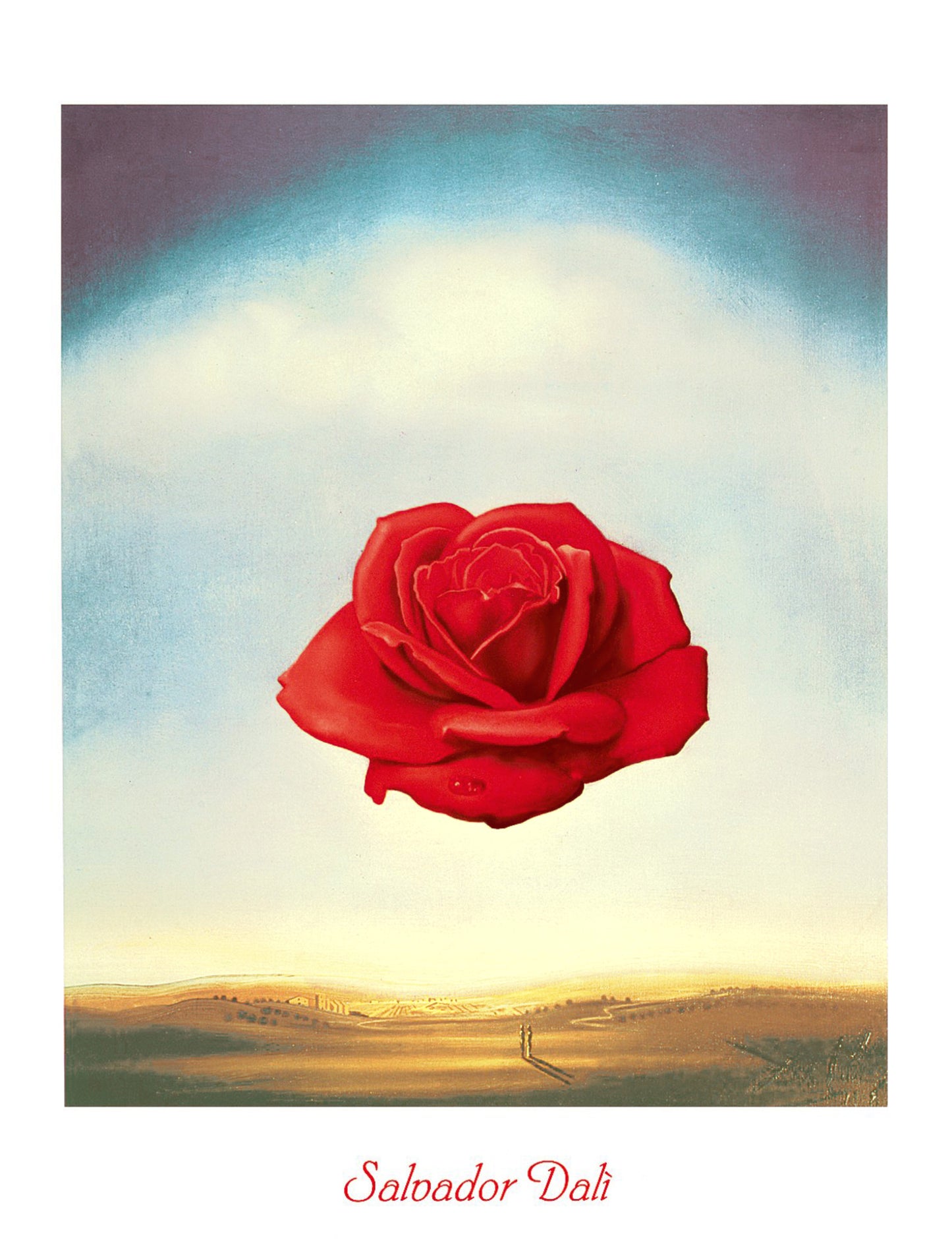 Kunstdruck Salvador Dali - Rose meditative 60x80cm