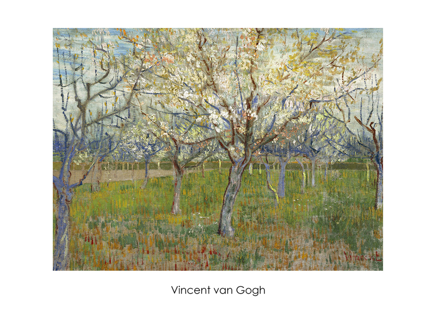 Kunstdruck Vincent van Gogh - The Orchard 70x50cm