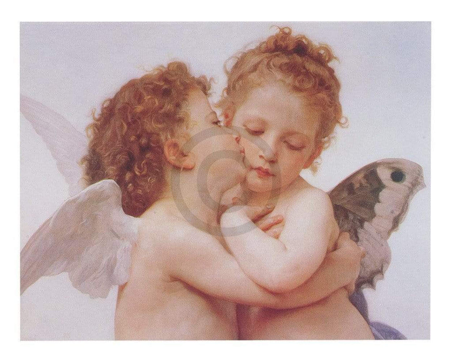 Kunstdruck William Bouguereau - The first Kiss 50x40cm